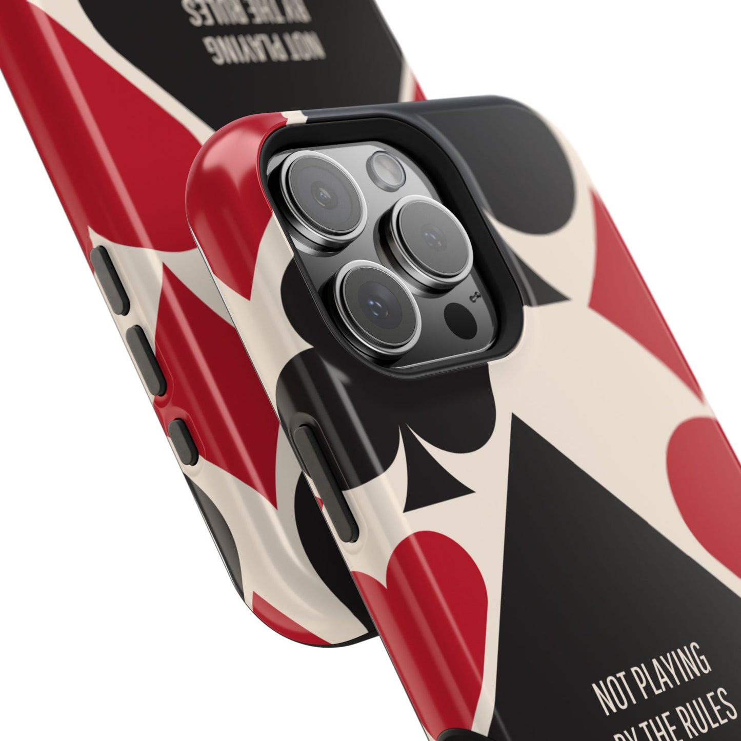 Bold Playing Card Tough Phone Case - Not Playing by the Rules for Iphone