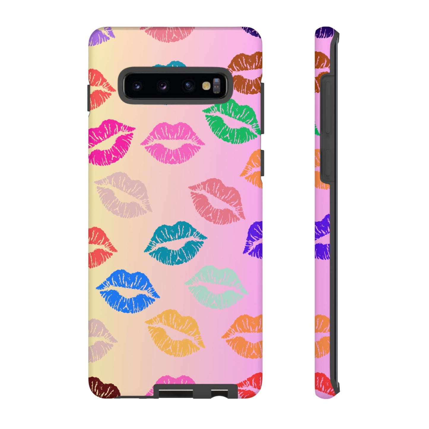 Kiss Print Tough Phone Cases Cute, Durable for Samsung