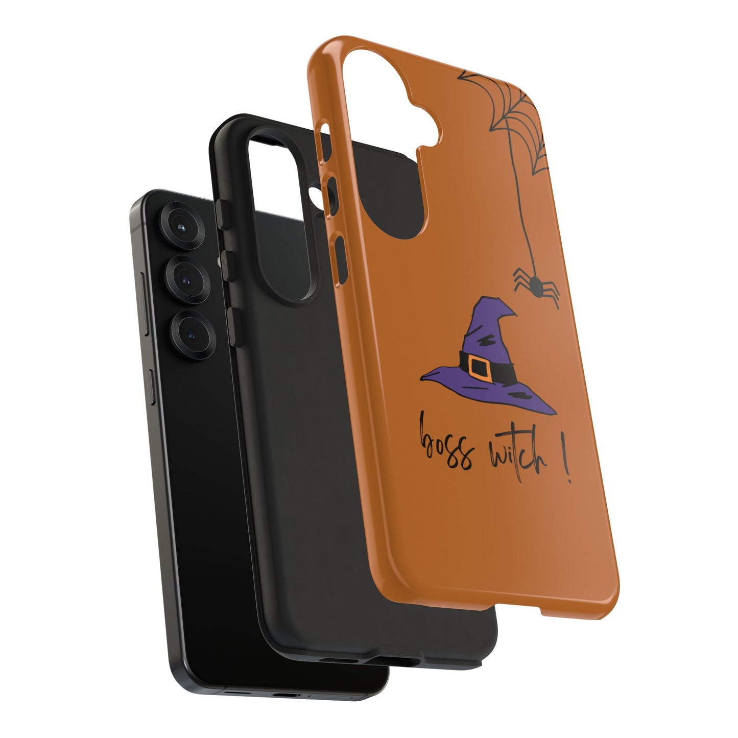 Halloween Phone Case, Boss Witch Phone Cover, Spooky Witch Design, Phone Accessory, Gift for Her, Autumn Decor, Witchy Aesthetic