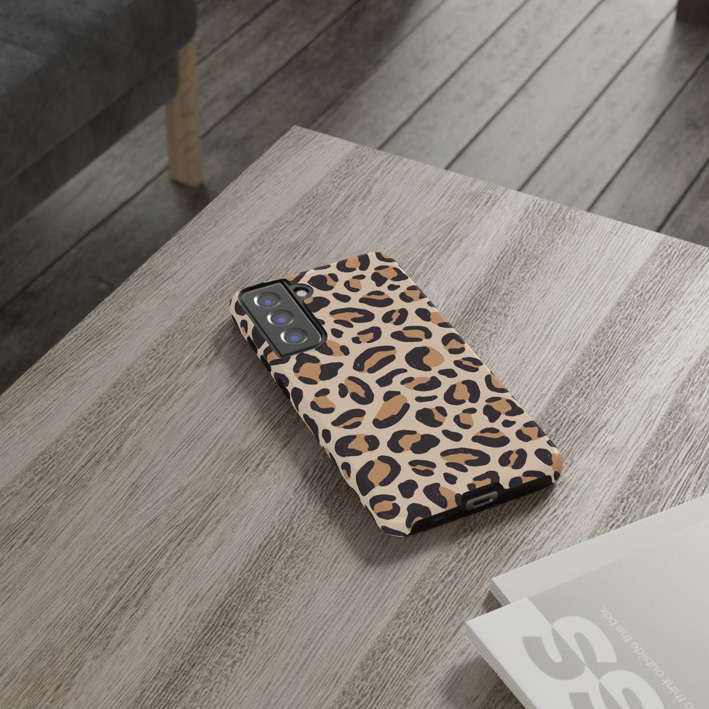 Leopard Print Tough Phone Case for Samsung