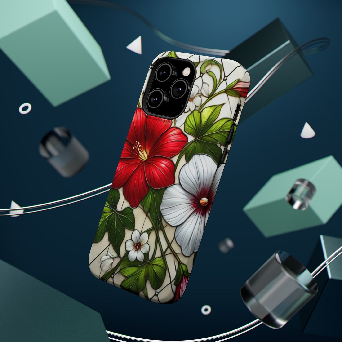 Floral MAGNETIC Phone Case - Vibrant Phone Protection - Great Gift