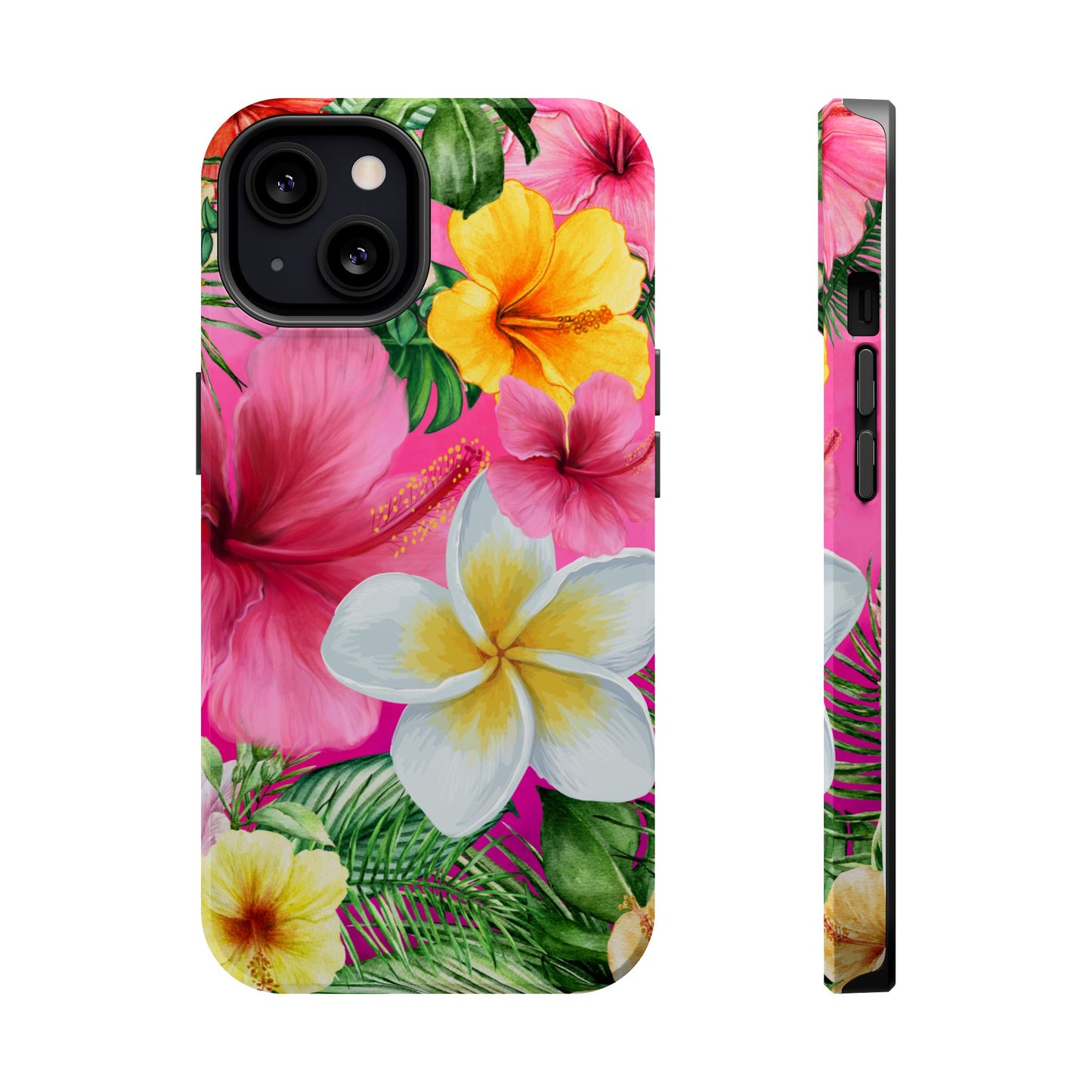 Tropical Floral MAGNETIC Phone Case - Tough, Durable, Chic Protection, Summer Vibes, Gift for Her