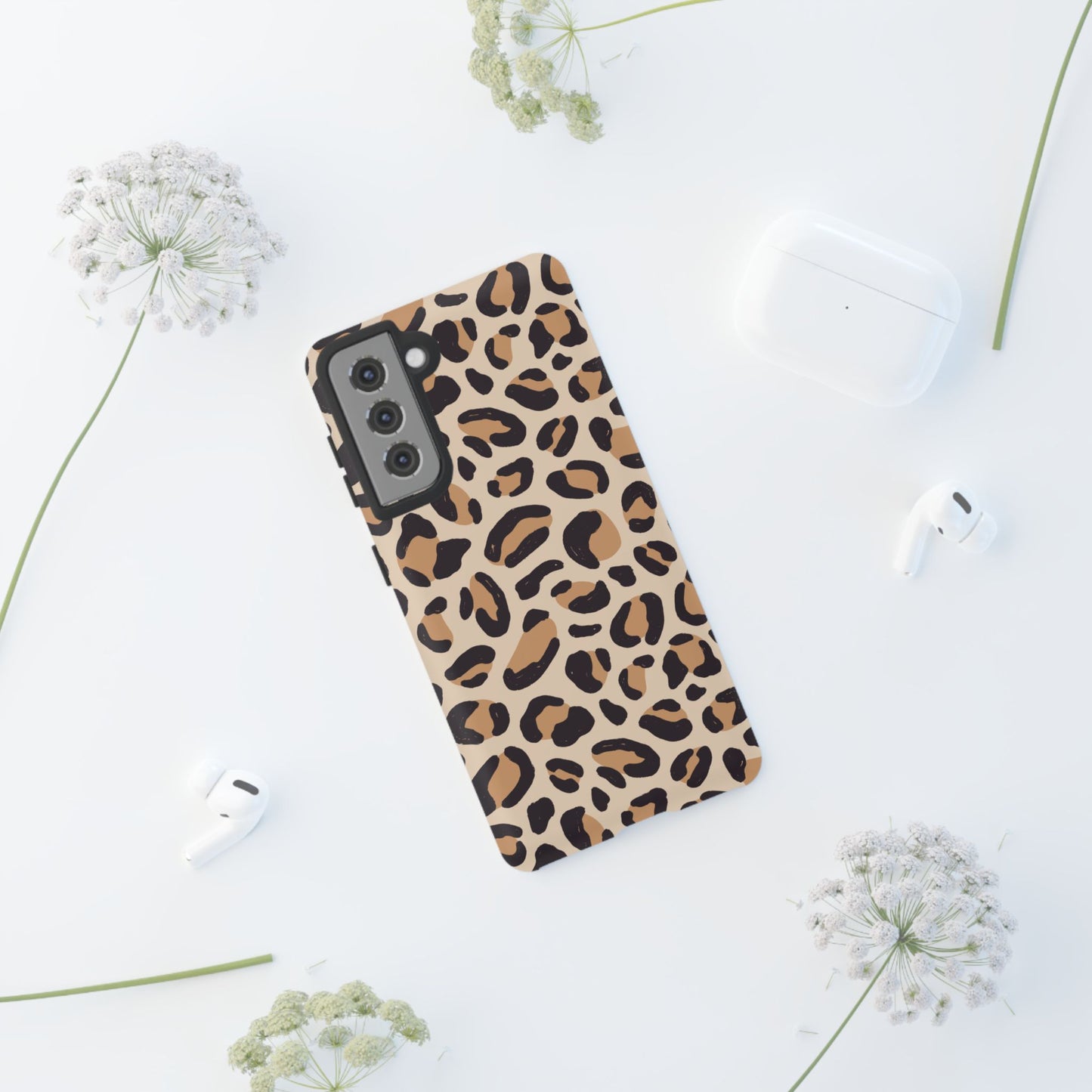 Leopard Print Tough Phone Case for Samsung