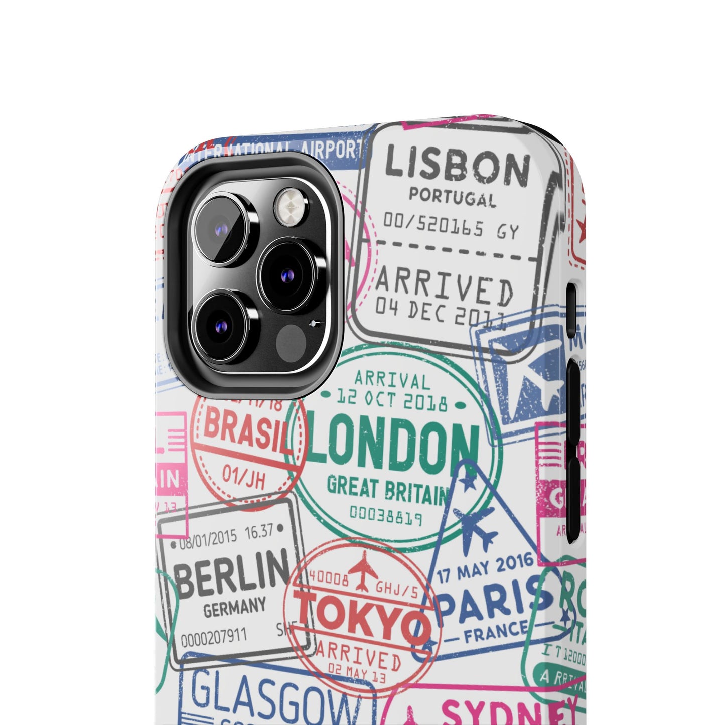 Travel-Inspired, Passport, Travelers, Adventure Stamp, Unique Phone Case