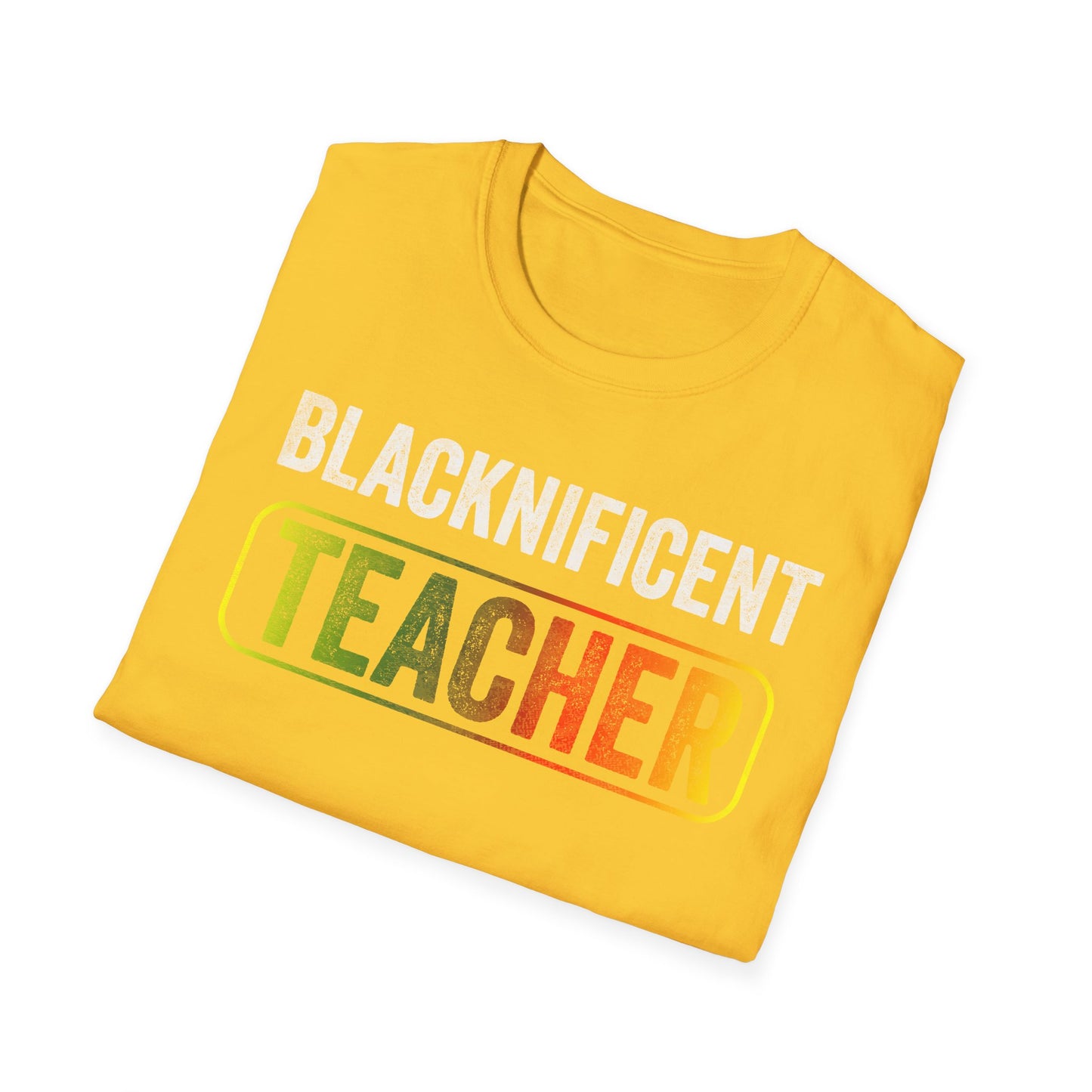 Blacknificent Teacher Unisex T-Shirt | Empowering Educator Tee | Great for Teacher's Day & Appreciation Events