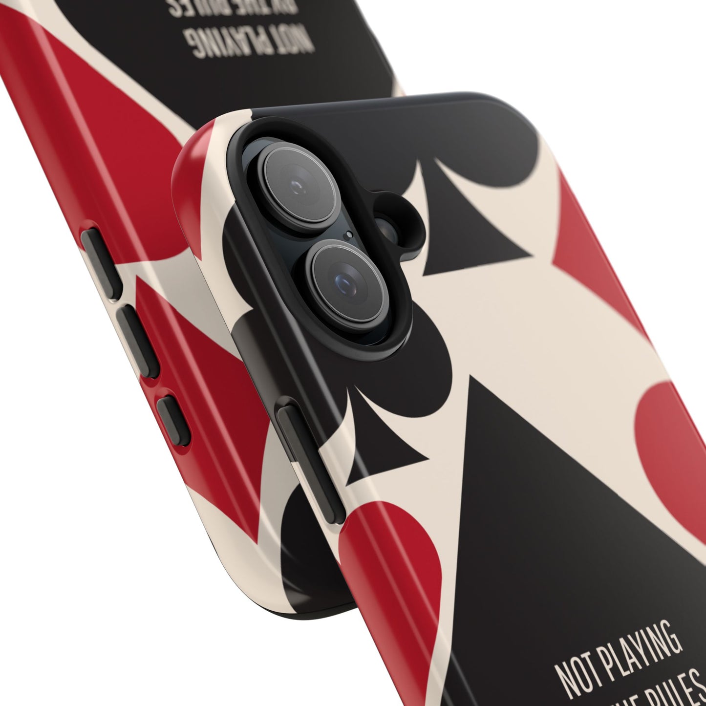 Bold Playing Card Tough Phone Case - Not Playing by the Rules