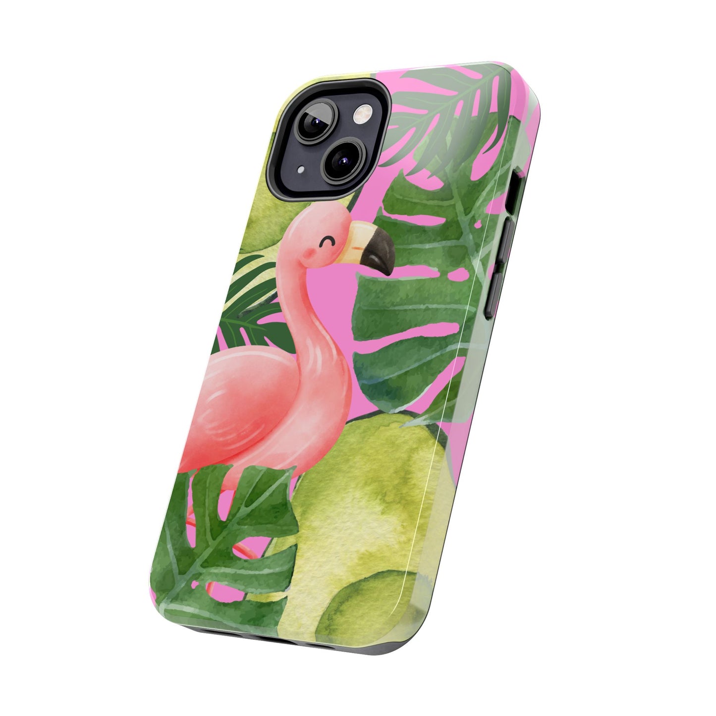 Tropical Flamingo, Cute, Summer Vibes Tough Phone Case