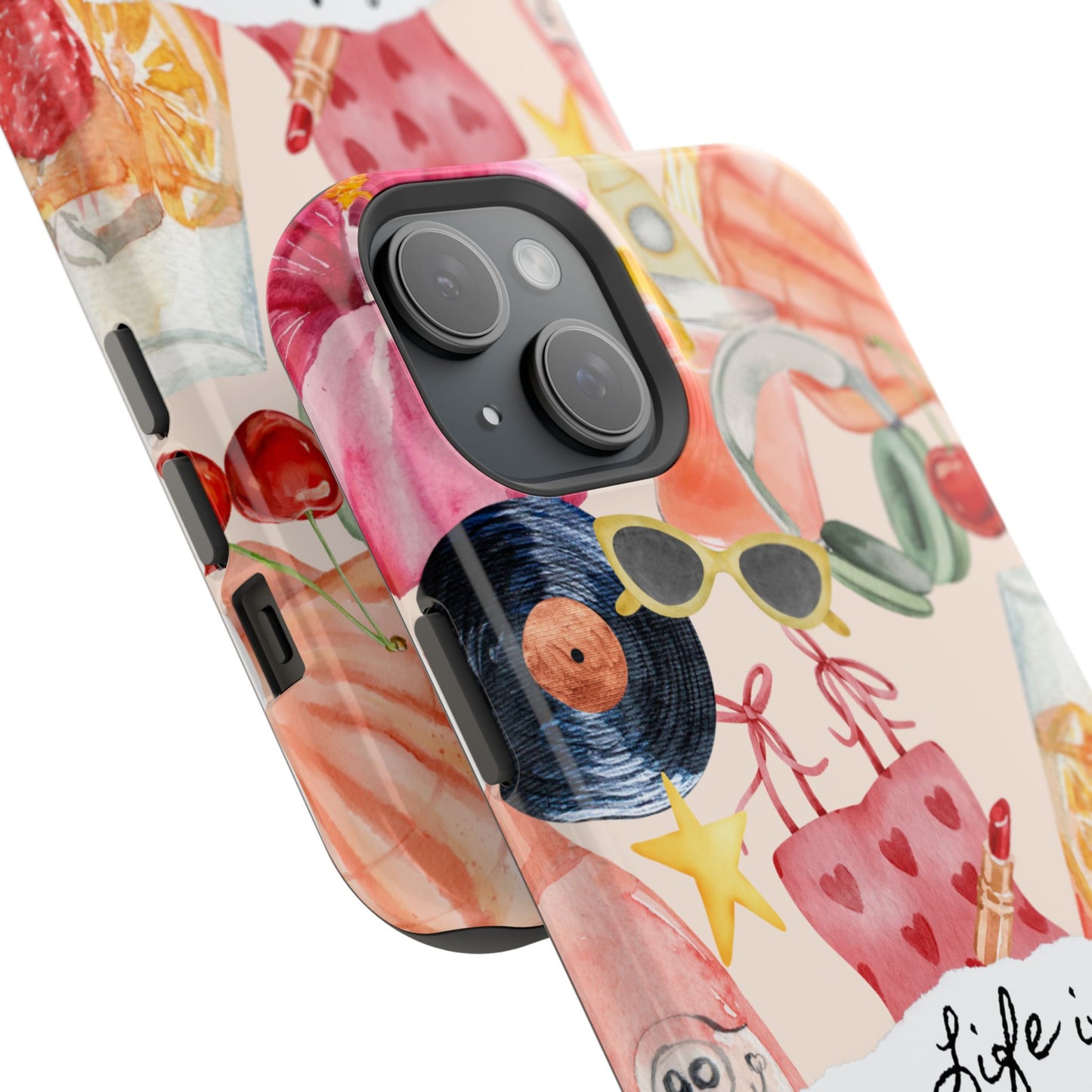 Life is Wonderful, Stylish Phone Cover, Cute Phone Accessory, Gift for Her, Summer Vibe Phone Case