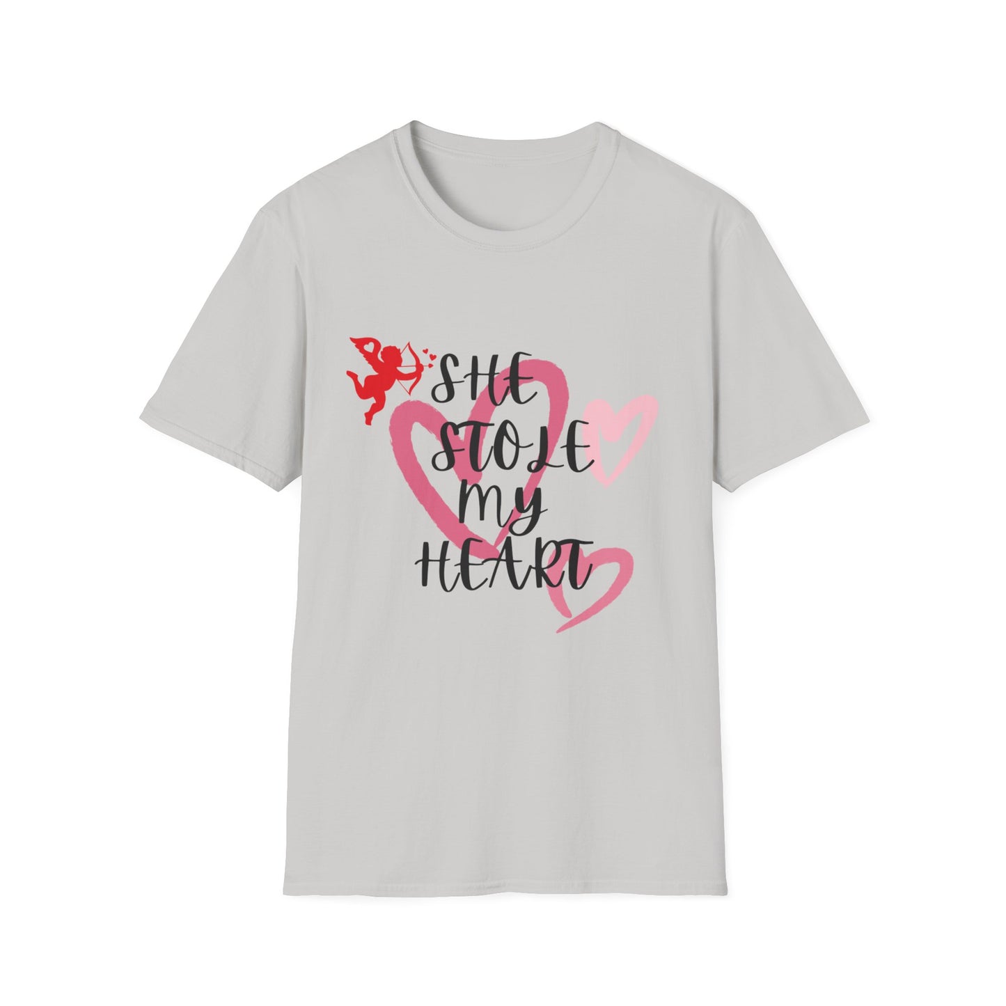 SHe Stole My Heart Unisex T-Shirt - Cute Valentine’s Day Couple Shift
