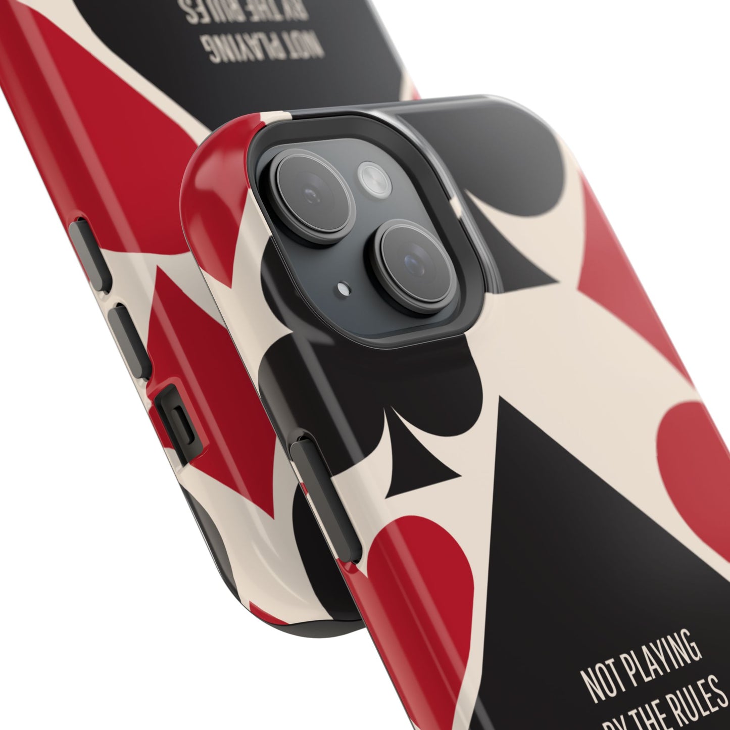 Bold Playing Card Tough Phone Case - Not Playing by the Rules for Iphone