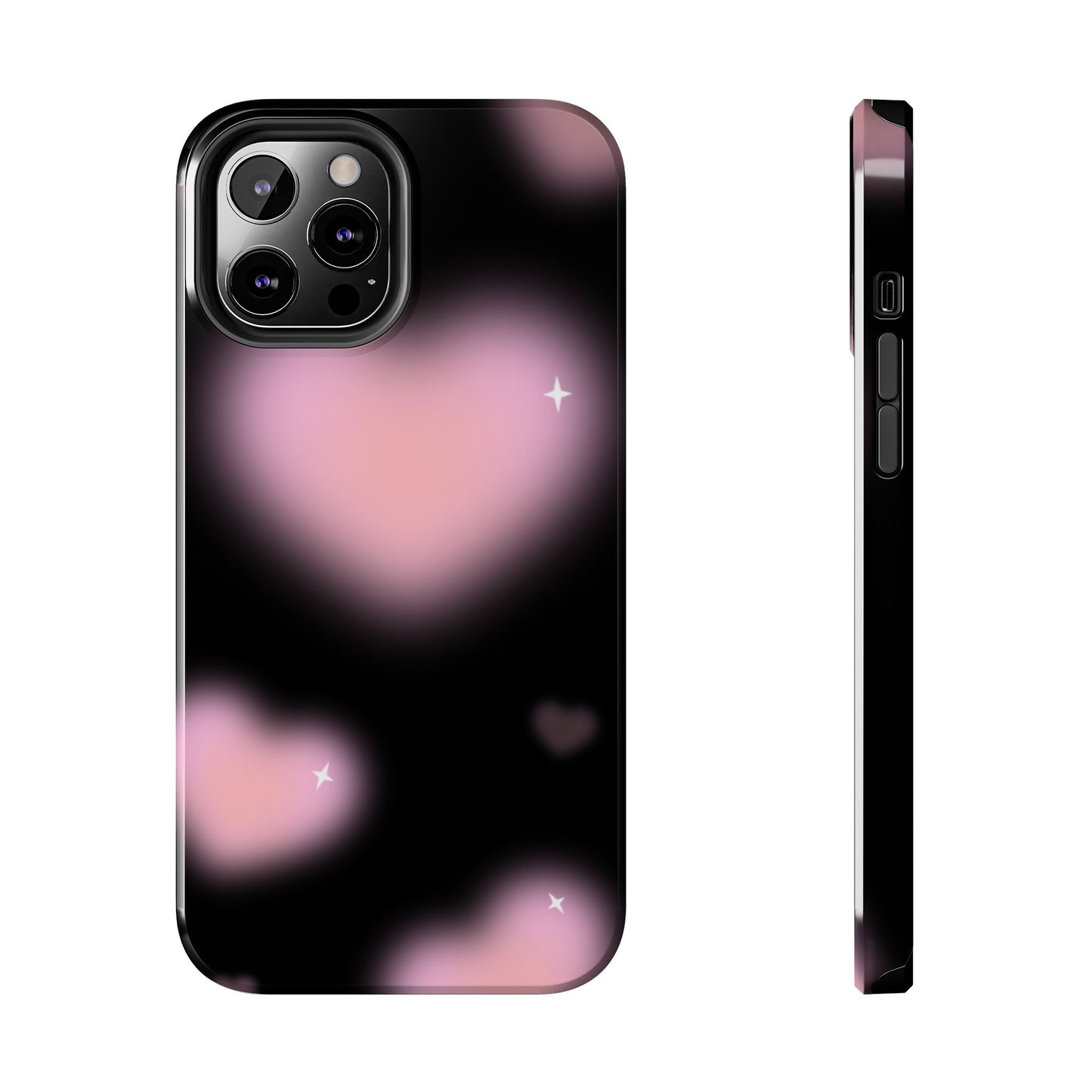 Romantic Pink Heart Pattern Phone Case