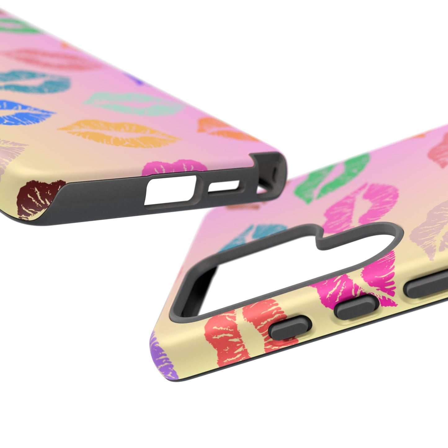 Kiss Print Tough Phone Cases Cute, Durable for Samsung