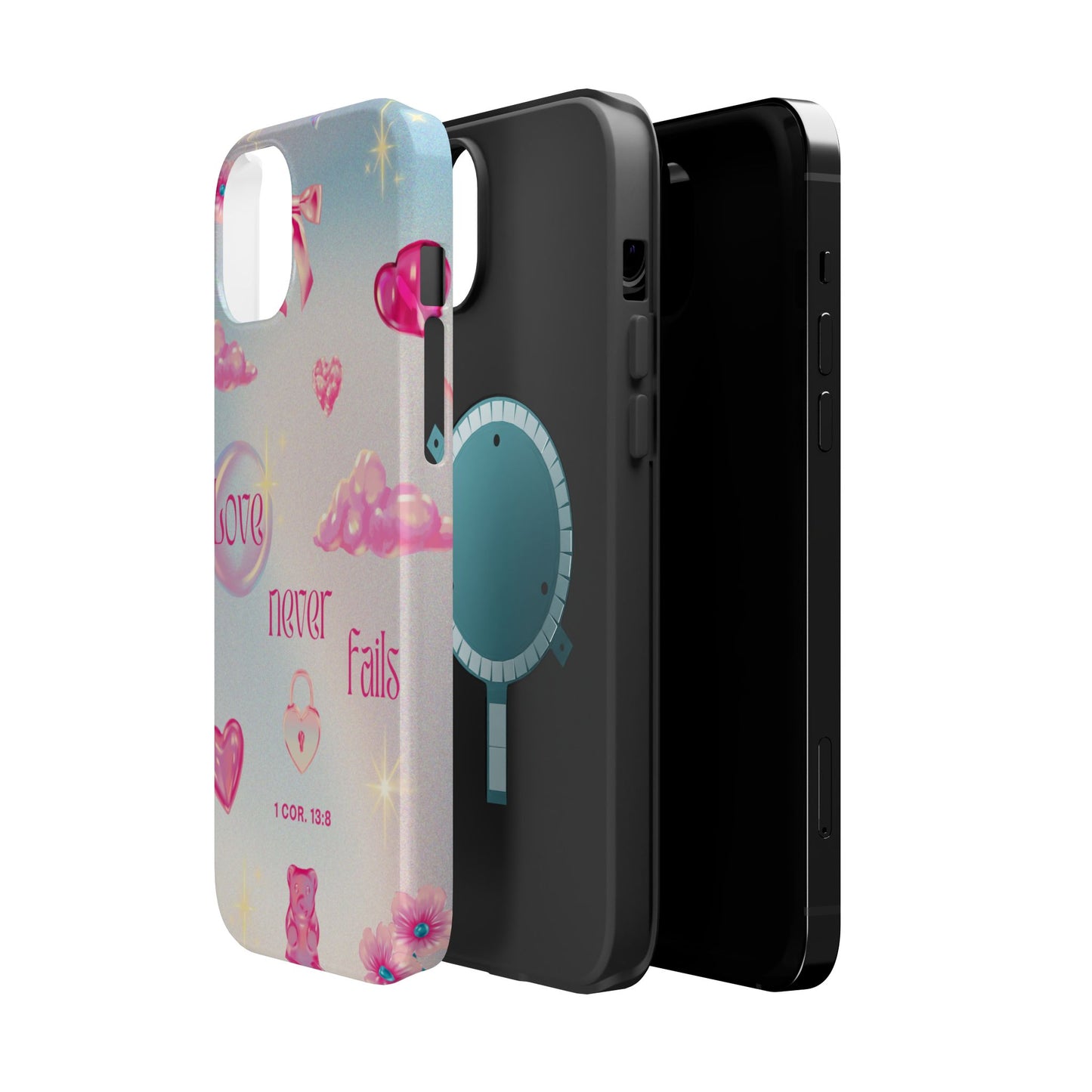 Love Never Fails Bible Verse Tough MAGNETIC Phone Case