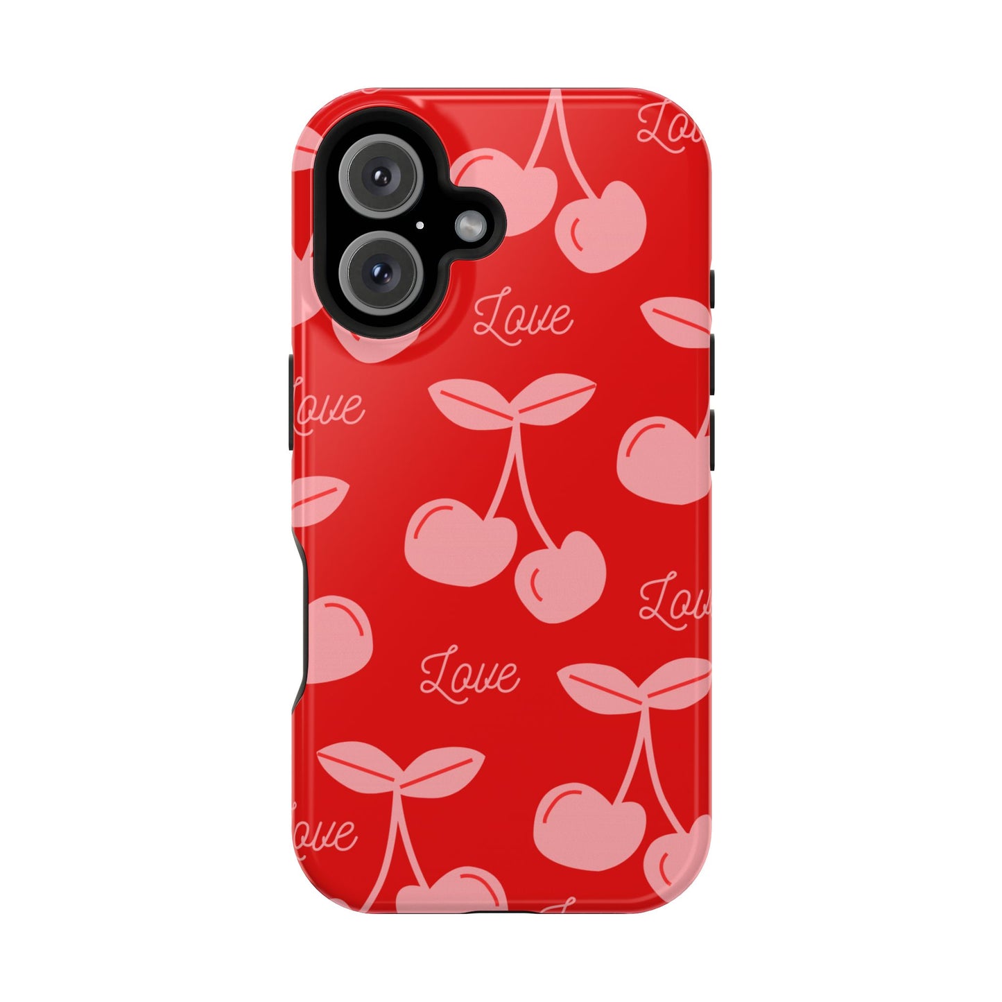Cherry Love MAGNETIC Tough Cases, Cute Protection, Gift for Her, Valentine's Day