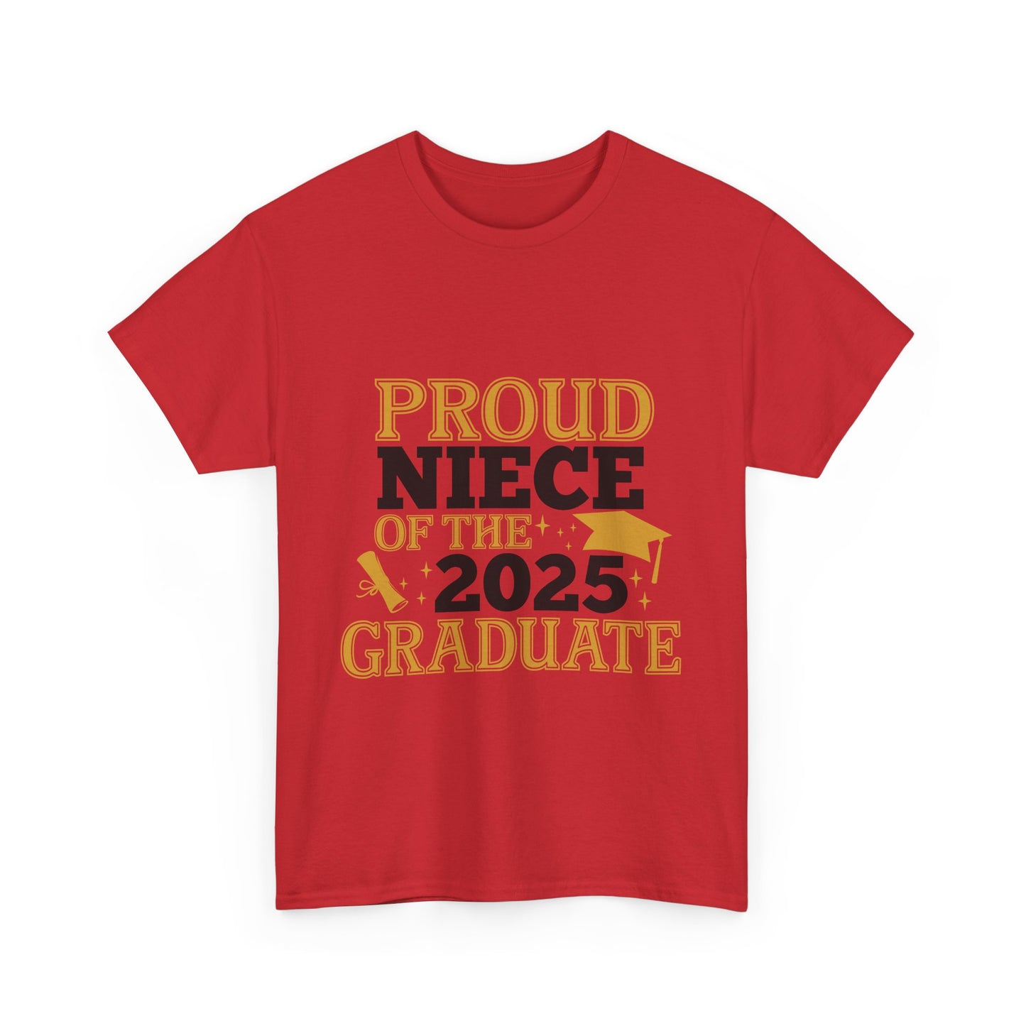 Proud Niece of the 2025 Graduate Unisex Cotton Tee