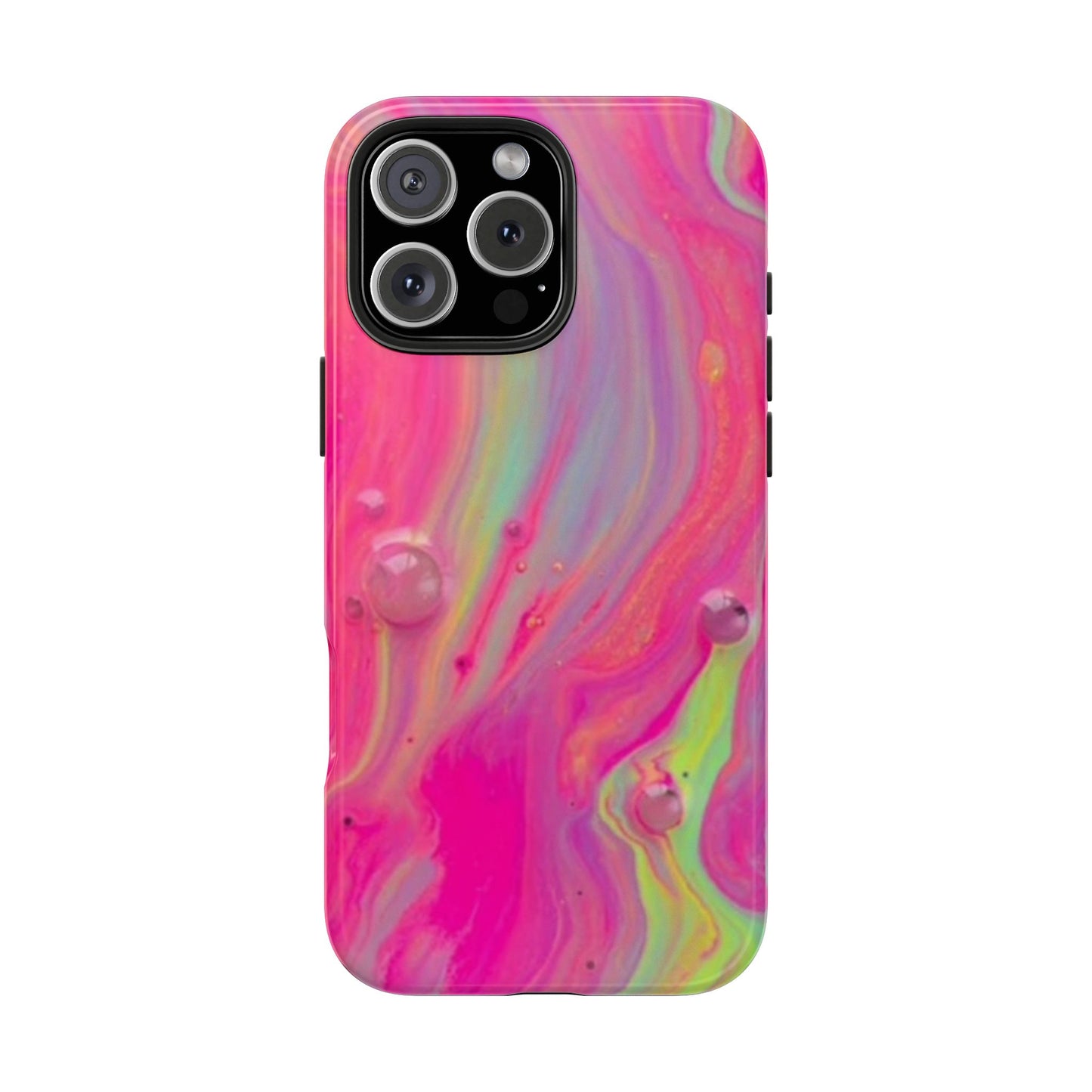 Colorful Swirl Futuristic Tough Phone Case, Stylish Durable Cover for Iphone