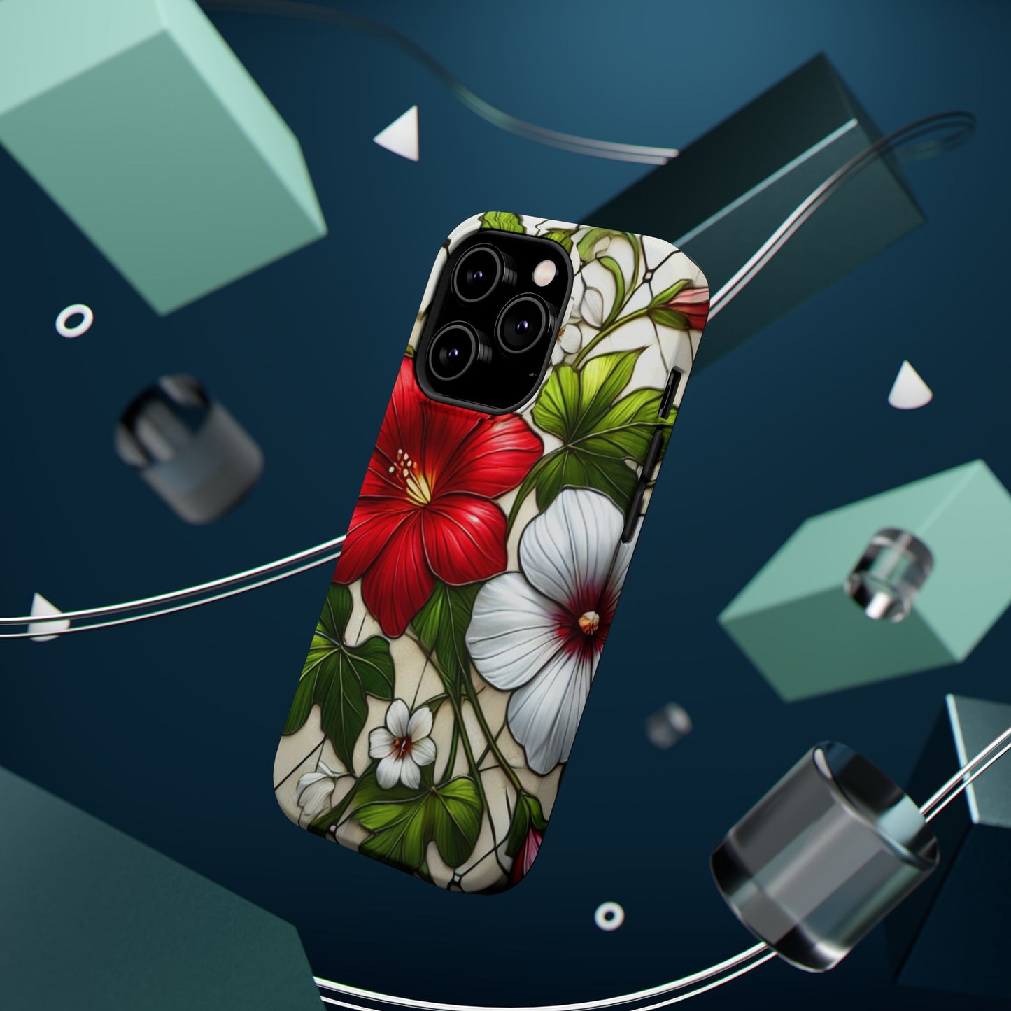 Floral MAGNETIC Phone Case - Vibrant Phone Protection - Great Gift
