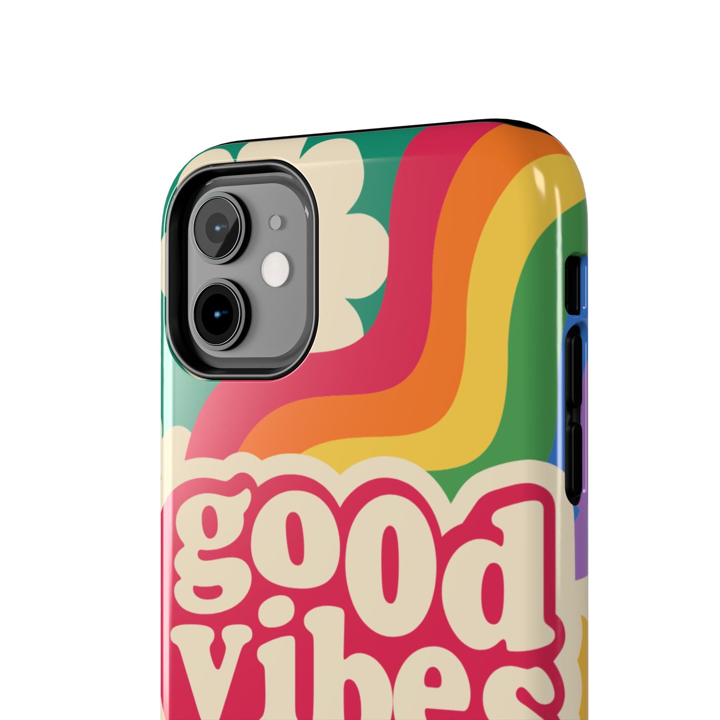 Good Vibes Tough Phone Cases, Colorful, Cheerful Phone Protection, Gifts for Friends