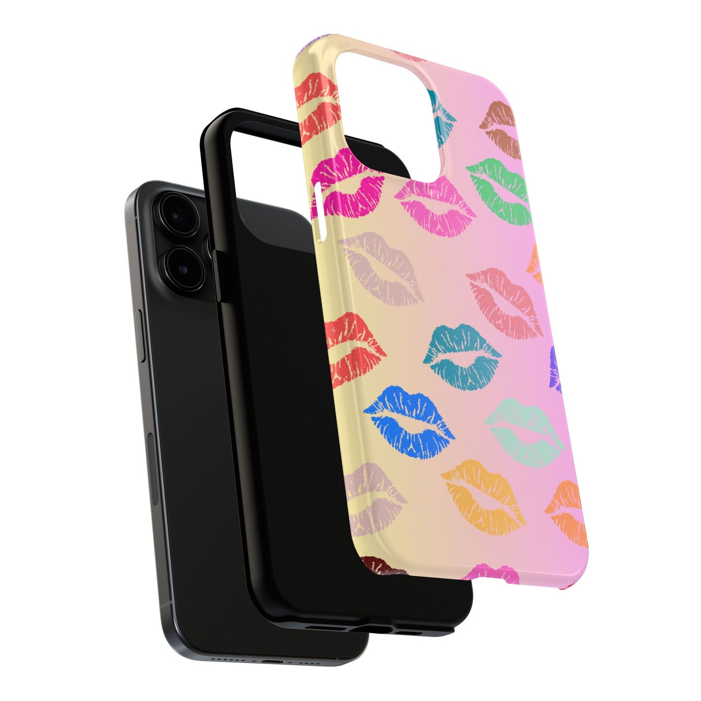Kiss Print Tough Phone Cases Cute, Durable for Iphone
