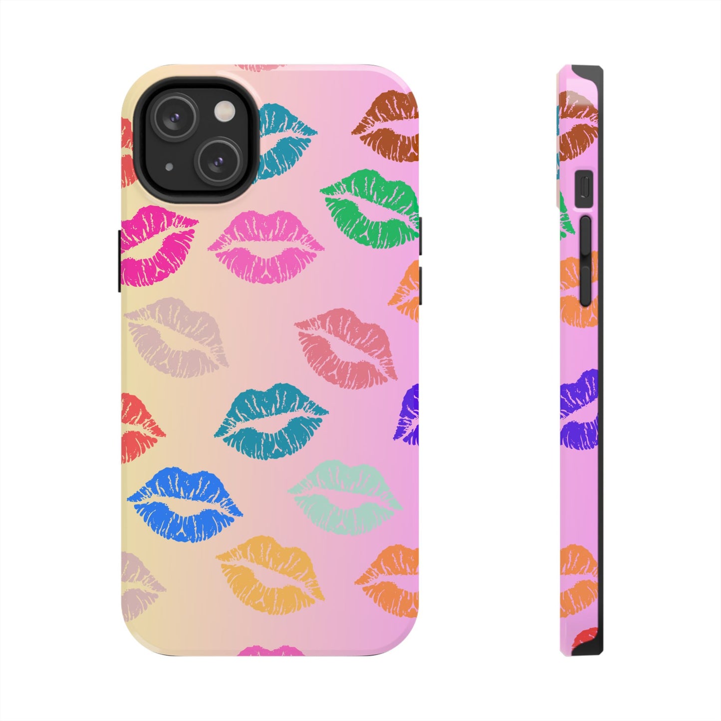 Kiss Print Tough Phone Cases Cute, Durable for Iphone