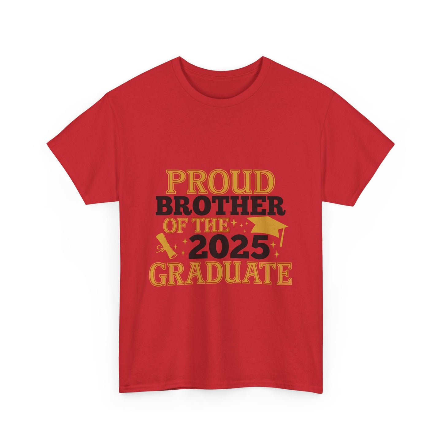 Proud Brother of the 2025 Graduate Unisex Cotton Tee