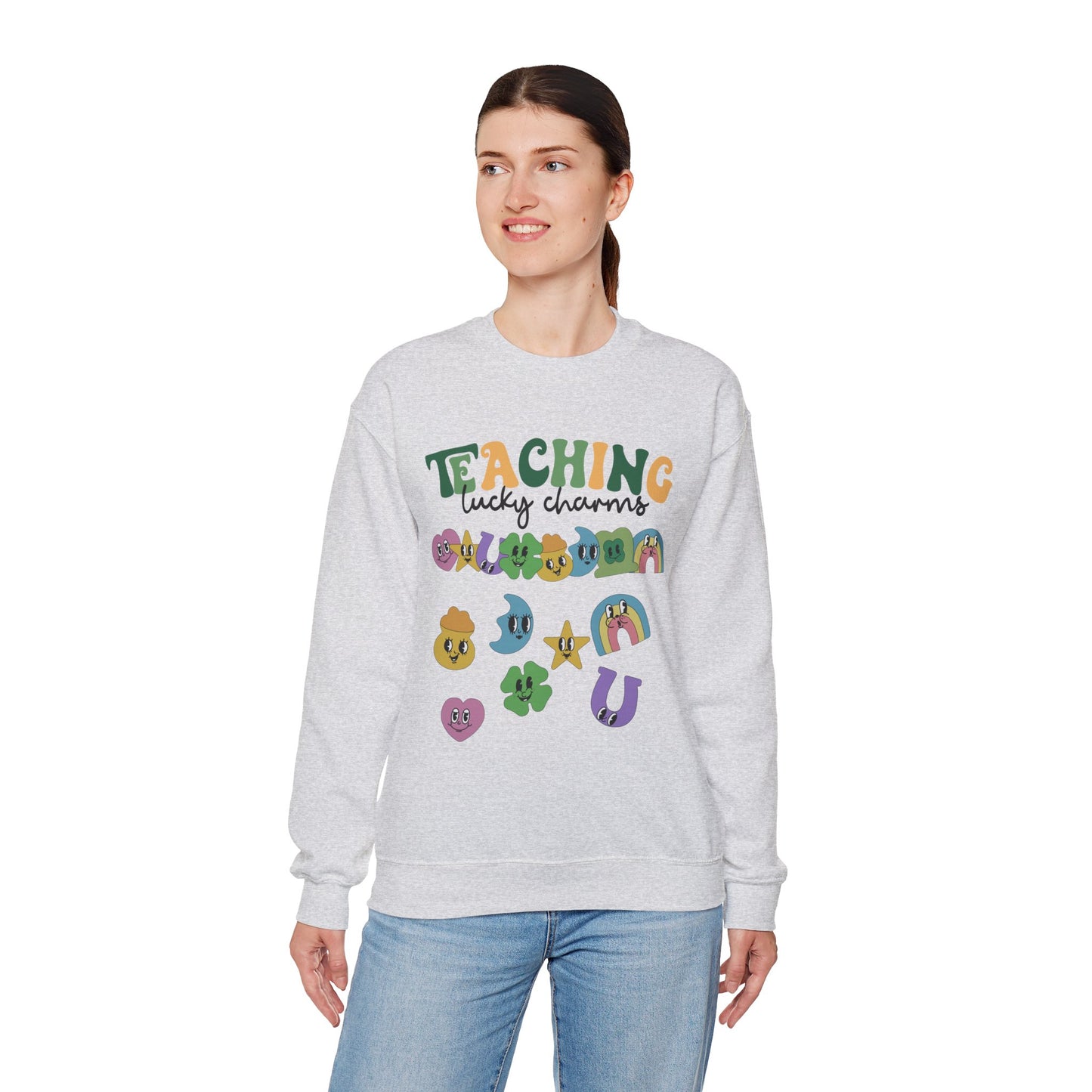 Teaching Lucky Charms Crewneck Sweatshirt for Educators