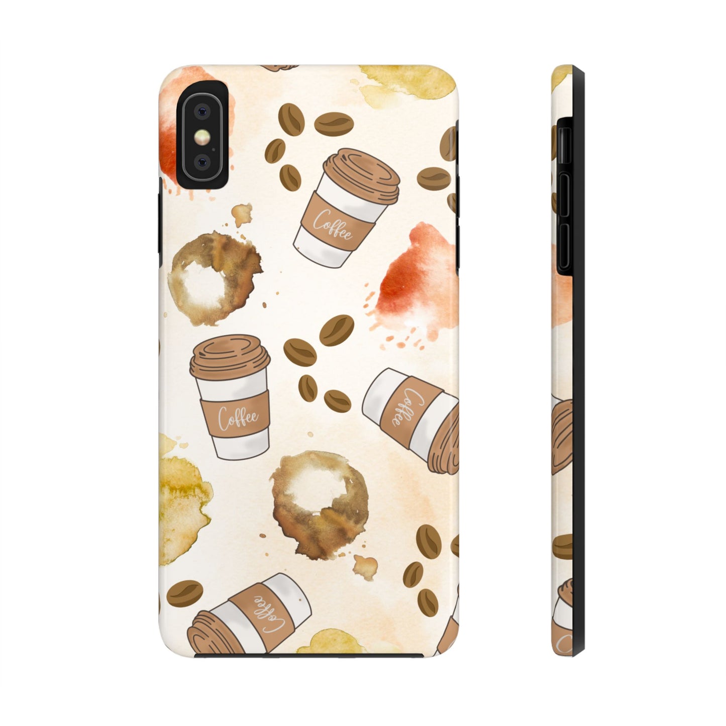 Cute, Trendy, Coffee Lover, Barista Tough Phone Cases for Iphone