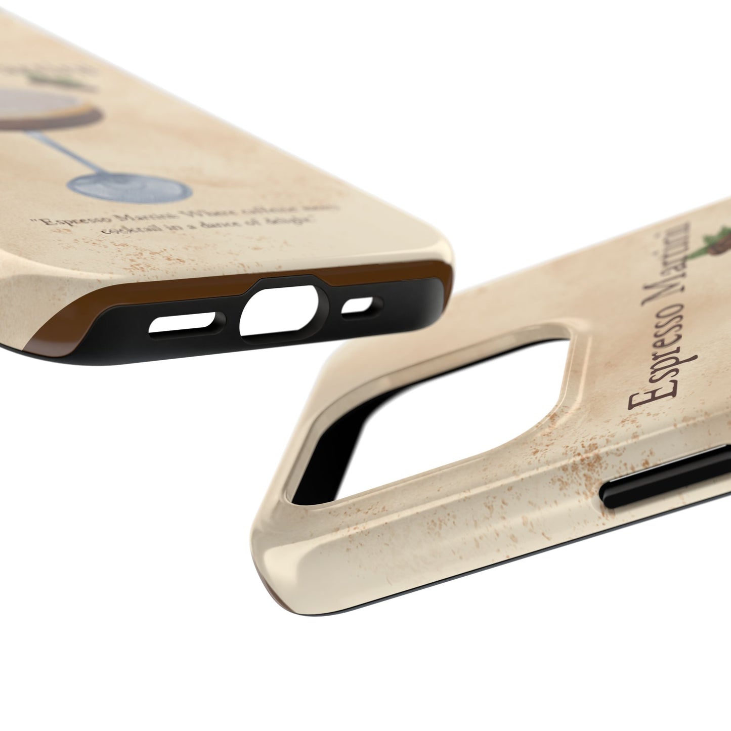 Espresso Martini Tough Phone Cases | Stylish Drink Design | Unique Gift for Cocktail Lovers | Perfect for Any Occasion