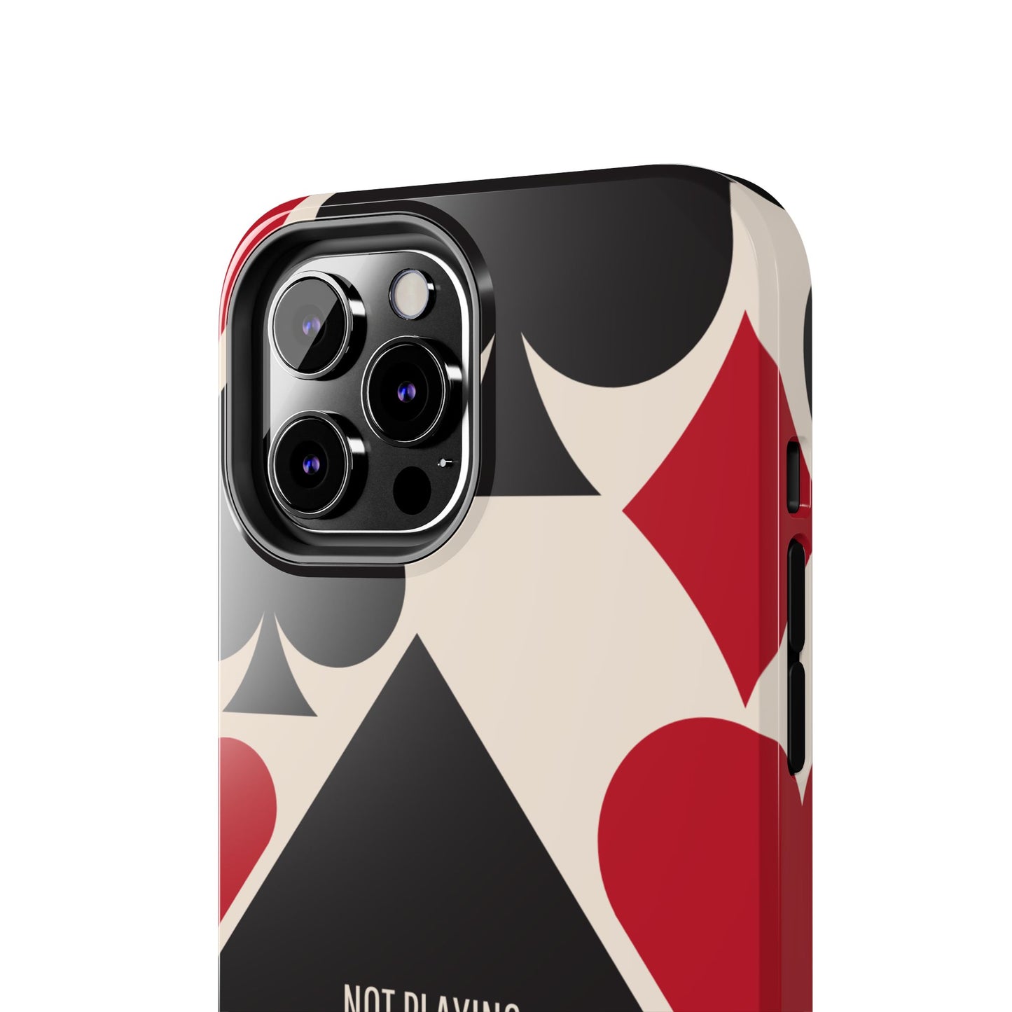 Bold Playing Card Tough Phone Case - Not Playing by the Rules