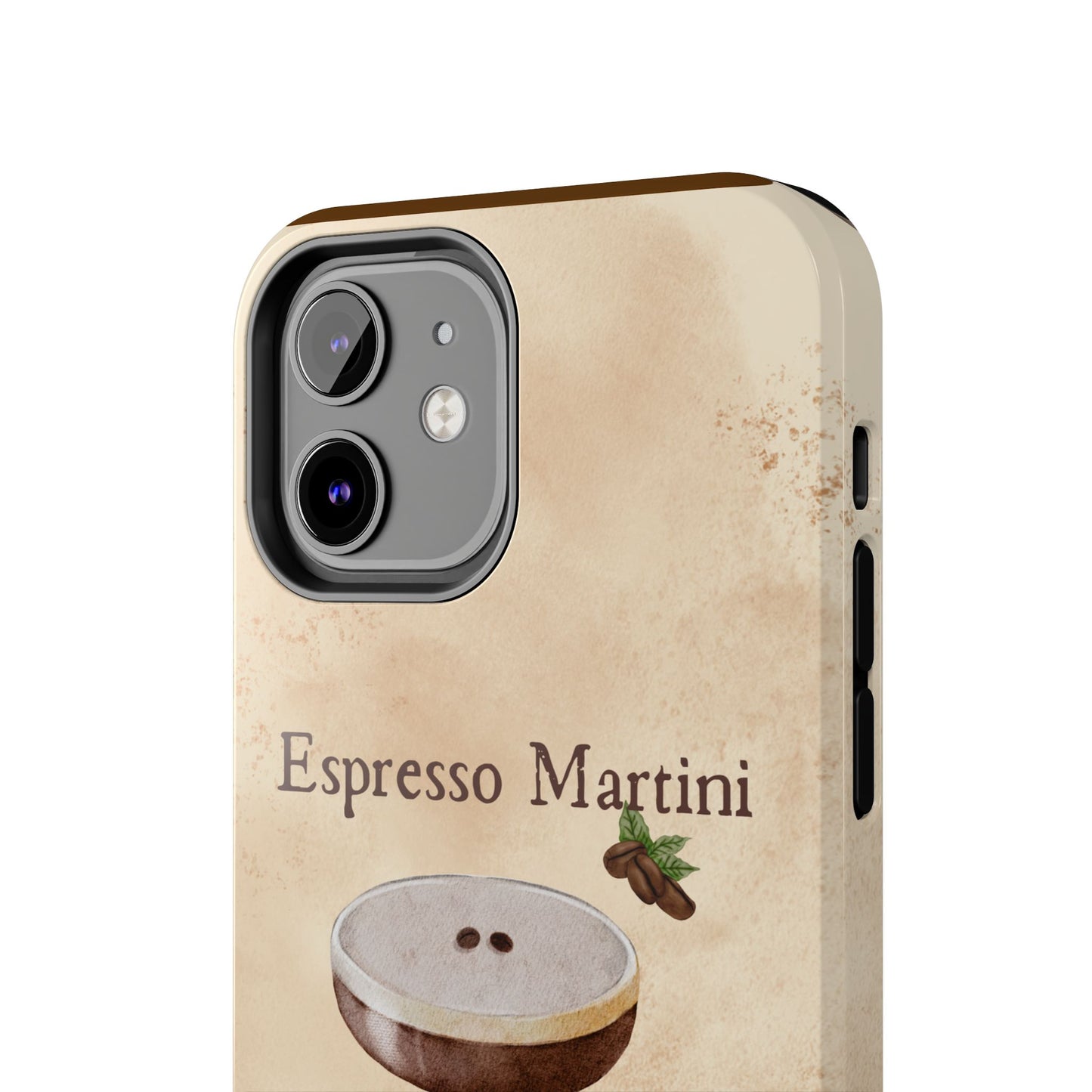 Espresso Martini Tough Phone Cases | Stylish Drink Design | Unique Gift for Cocktail Lovers | Perfect for Any Occasion
