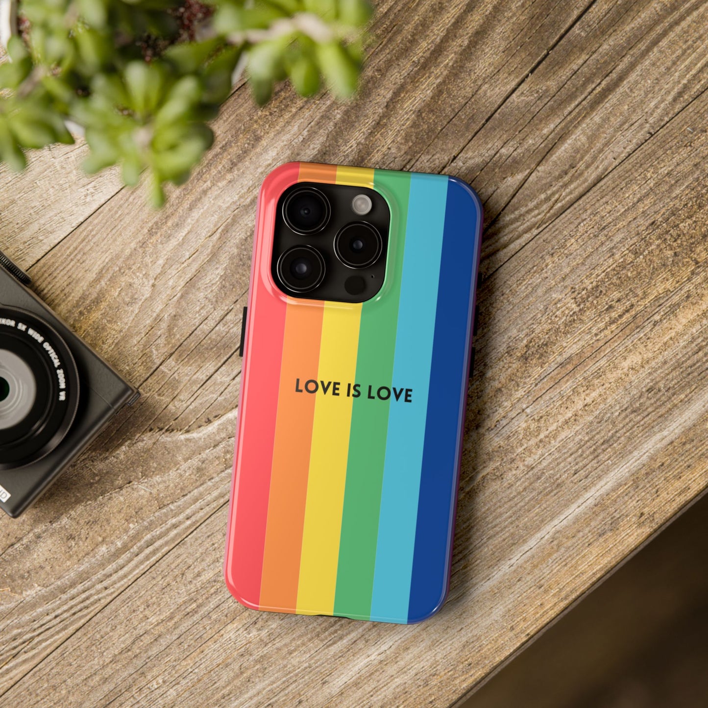 LOVE IS LOVE Colorful Love, Pride Tough Phone Case