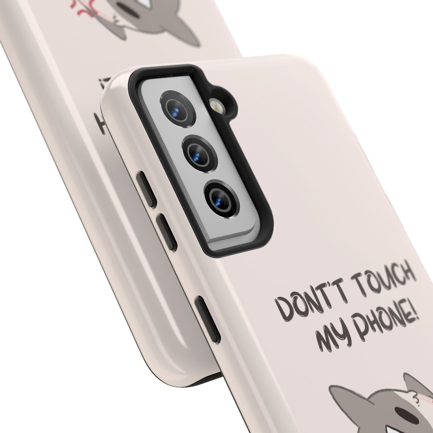 Funny Cat - Don't Touch My Phone! Tough Phone Case