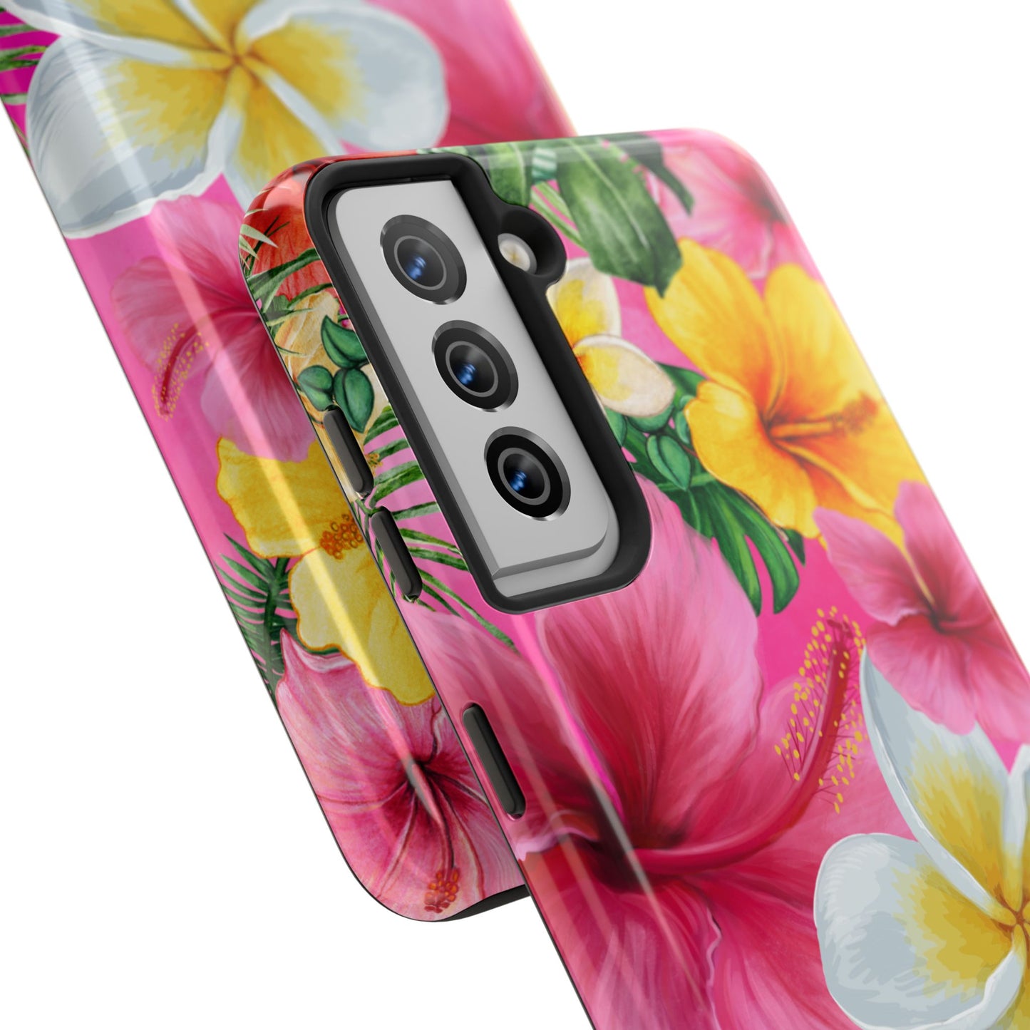 Tropical Floral Phone Case - Tough, Durable, Chic Protection, Summer Vibes, Gift for Her