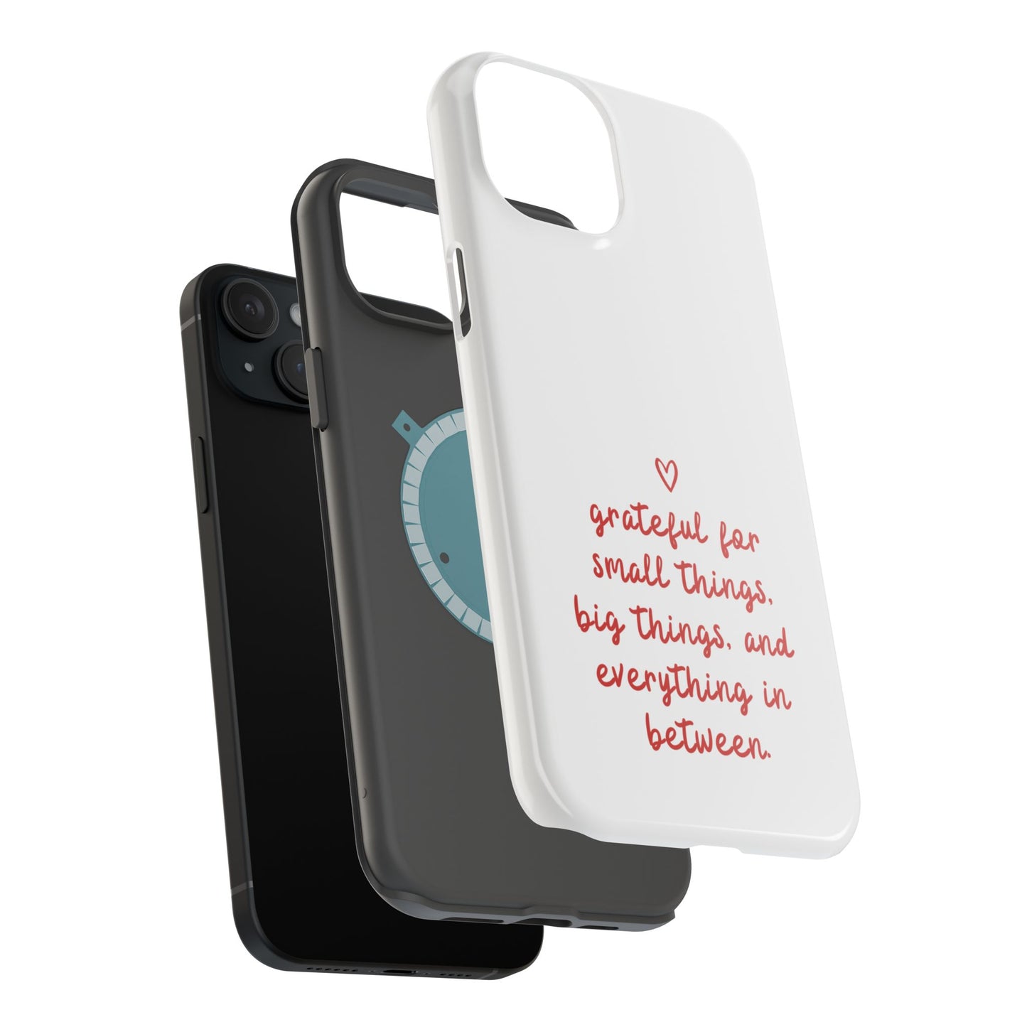 Grateful Small Things Magnetic Phone Case, Inspirational Phone Cover, Unique Gift, Everyday Reminder, Custom Tough Cases, Phone Protection