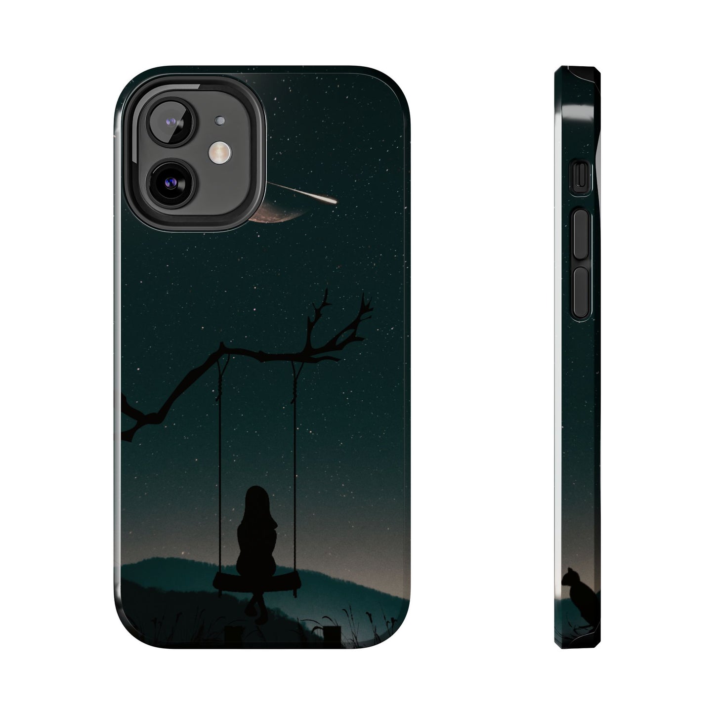 Dreamy Night Sky Tough Phone Cases Unique Celestial Design for Iphone