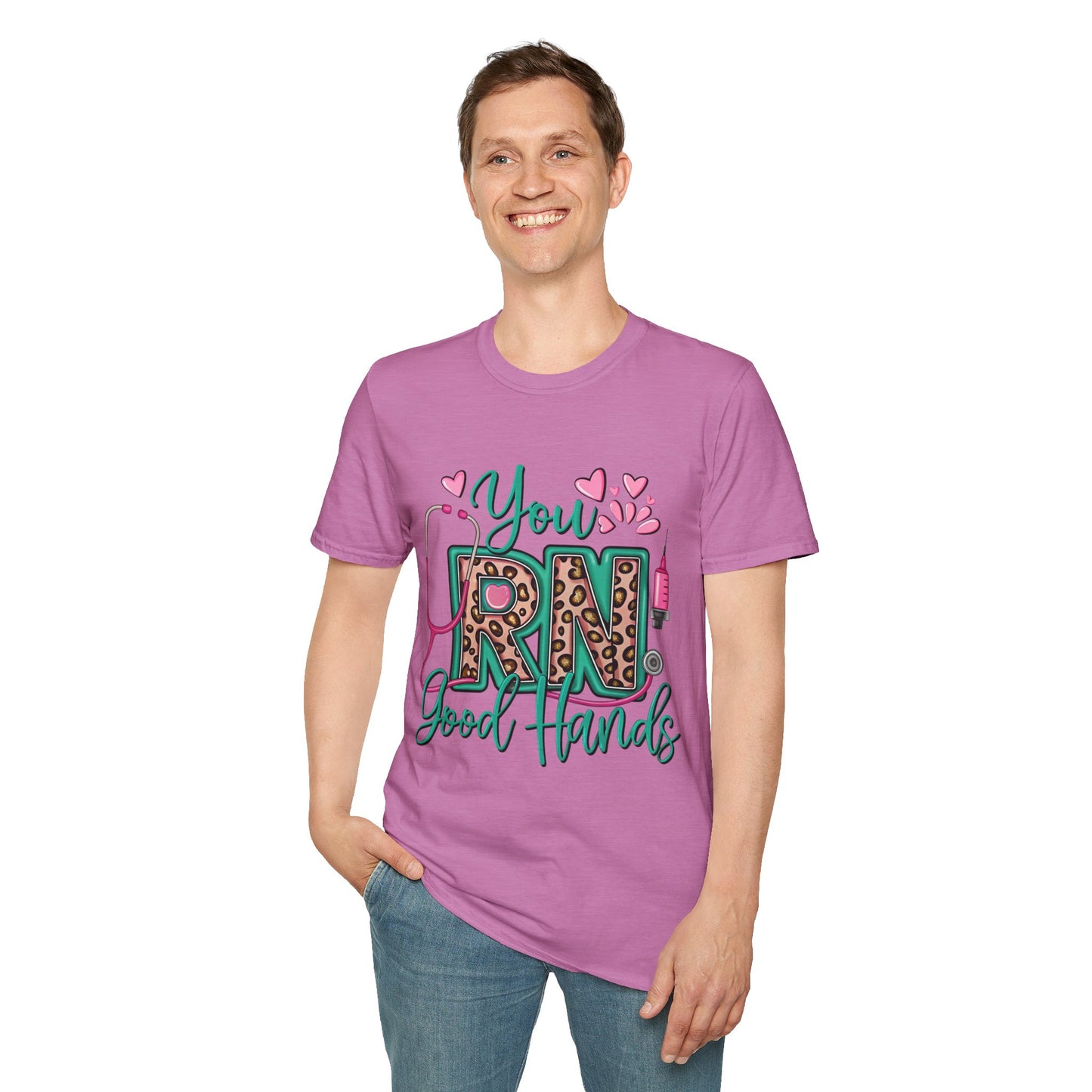 "You RN Good Hands" T-Shirt for Nurses