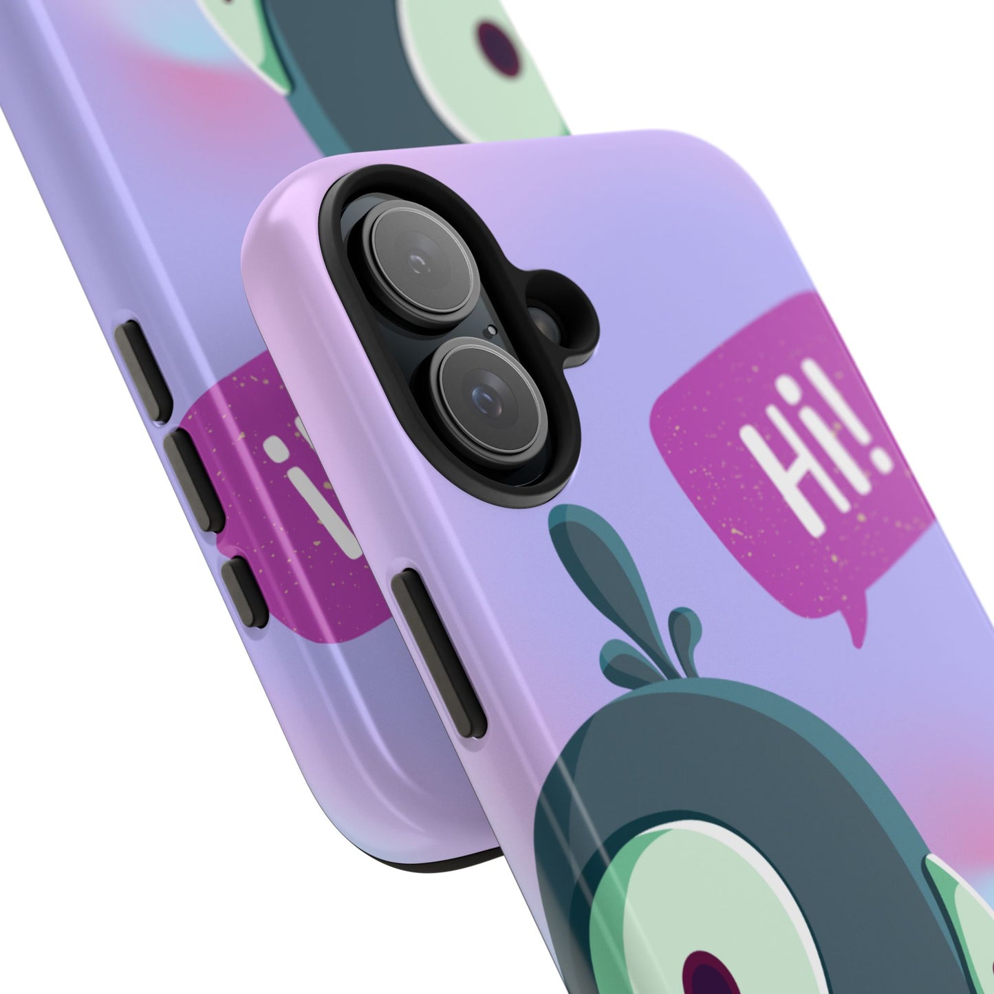 Colorful Cartoon Bird Tough Phone Case - Say Hi!
