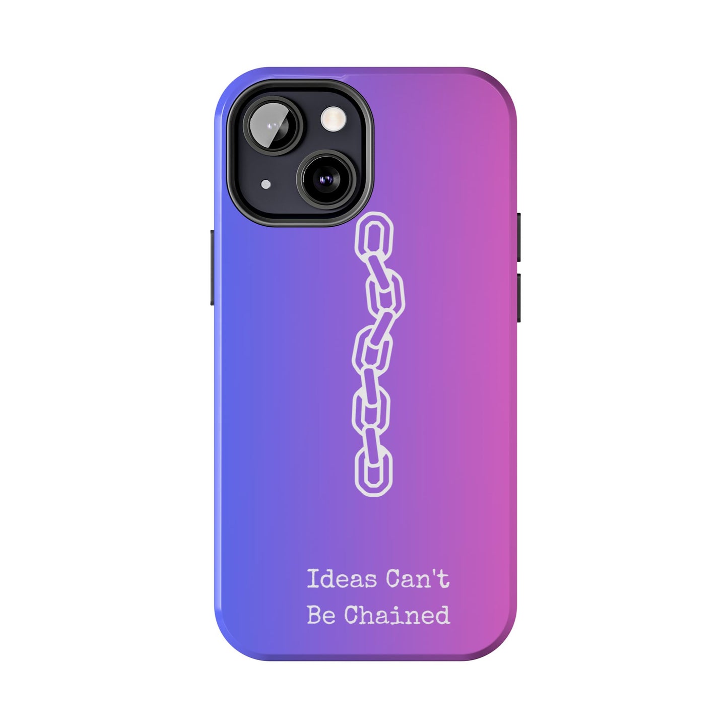 Inspirational, Motivational - Ideas Can't Be Chained Phone Cases