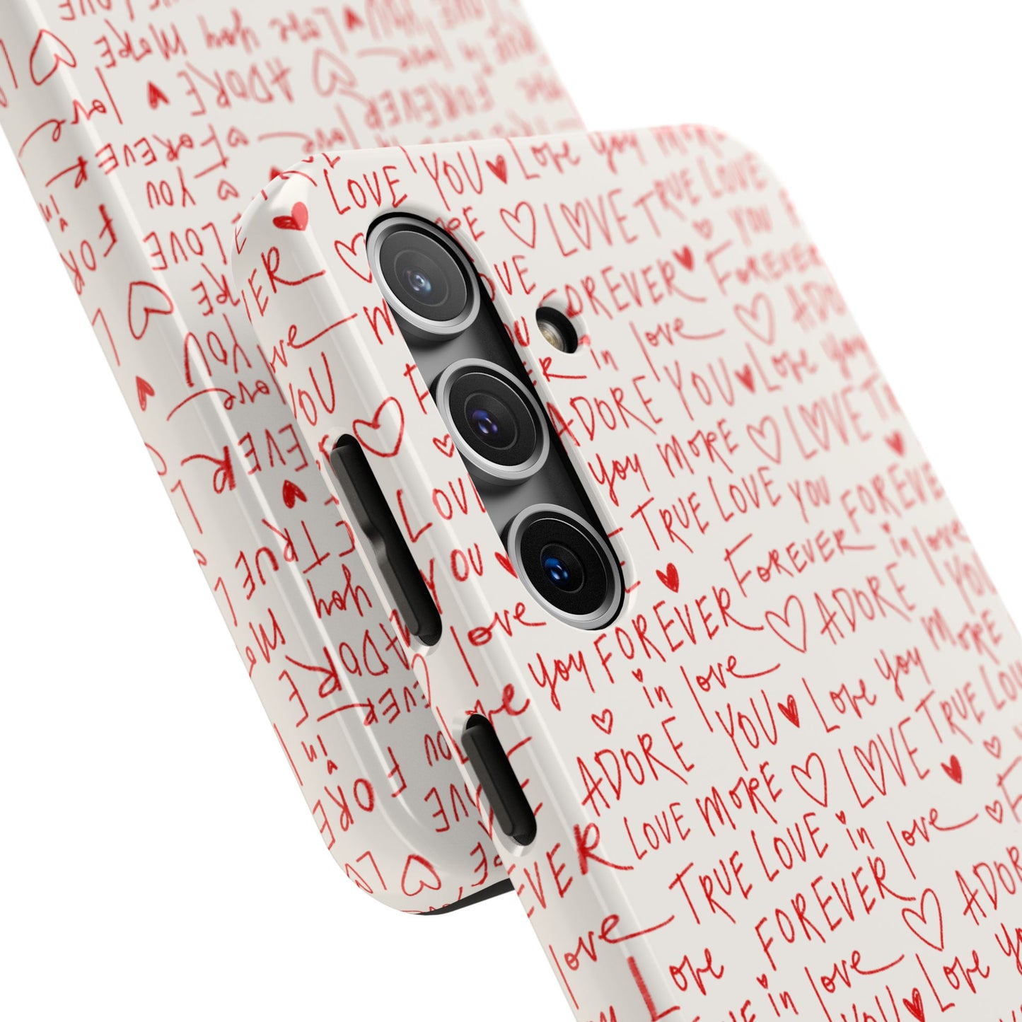 Love Hearts Tough Case for iPhone, Cute Heart Design, Adore You Case, True Love Protection