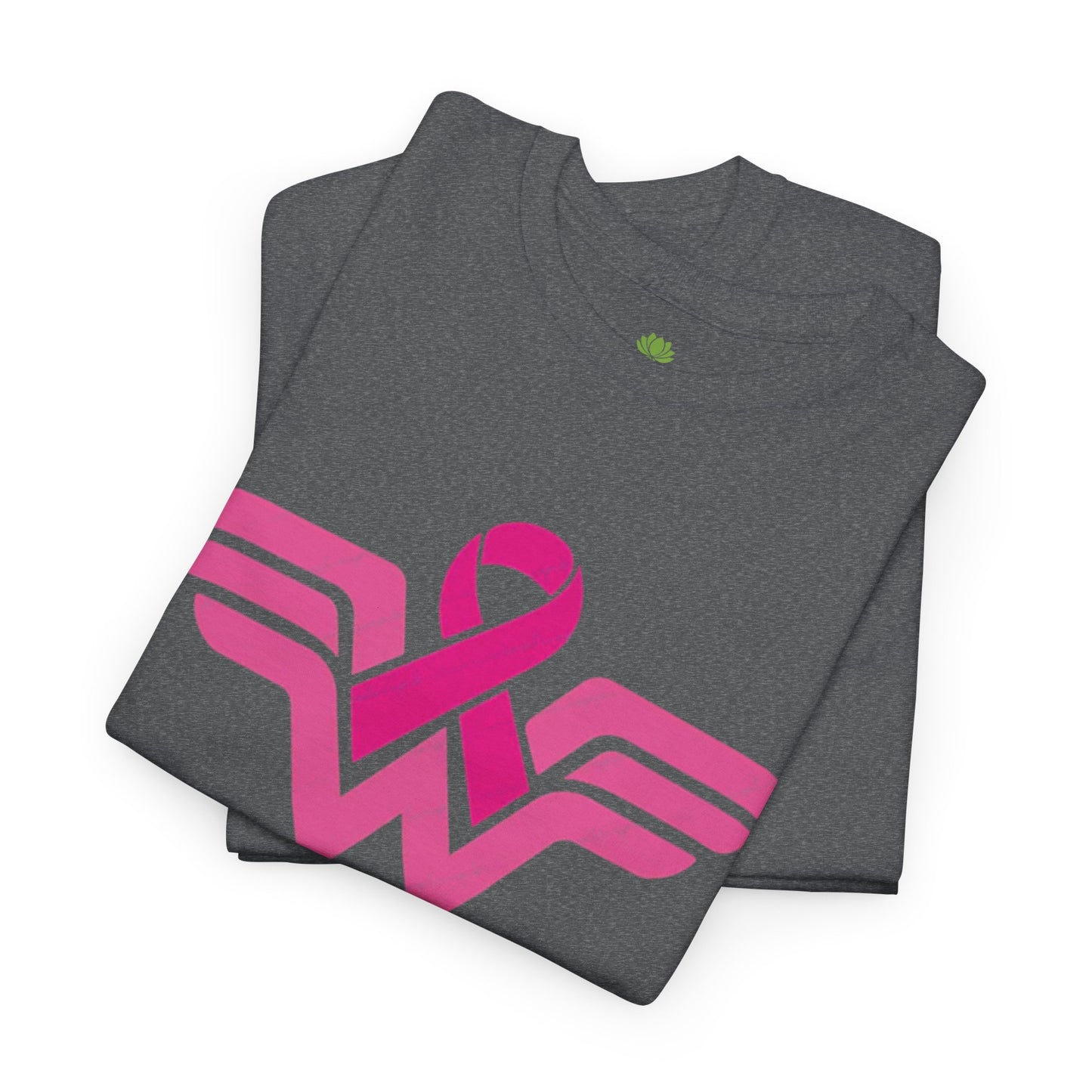 Pink Ribbon Wonder Woman Breast Cancer Awareness Unisex Cotton Tee
