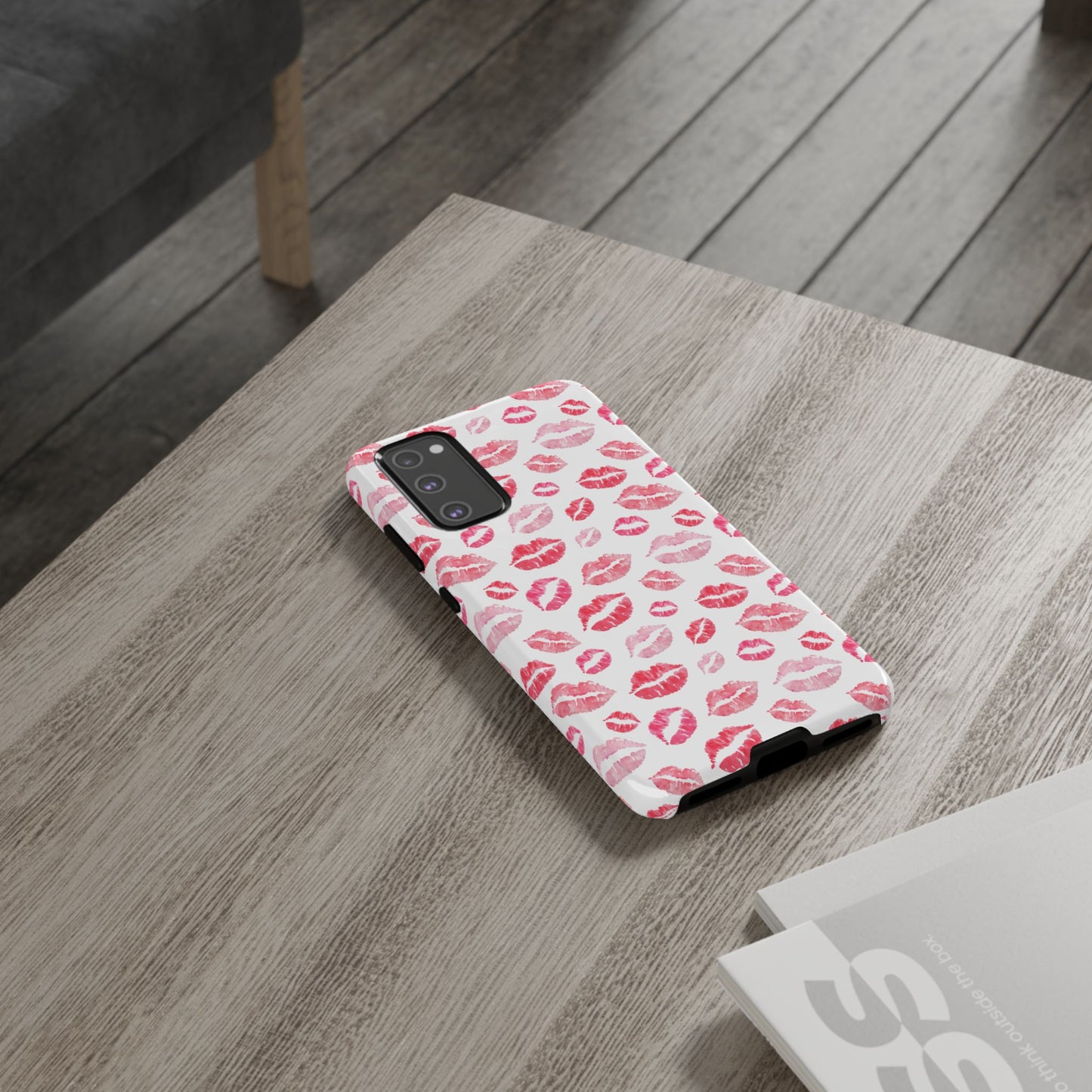 Kiss Pattern Tough Phone Cases, Cute, Unique for Samsung