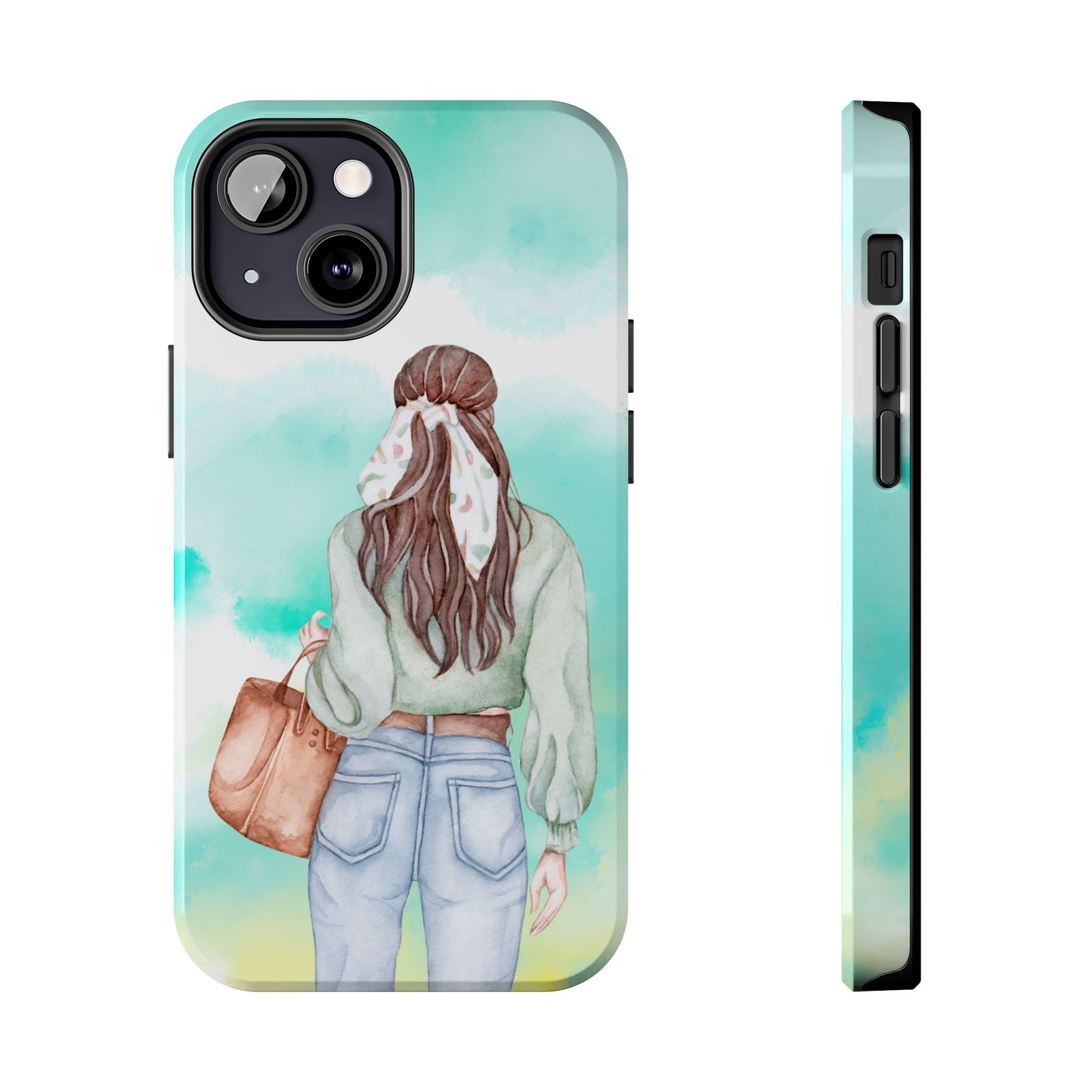 Whimsical Woman Tough Phone Case
