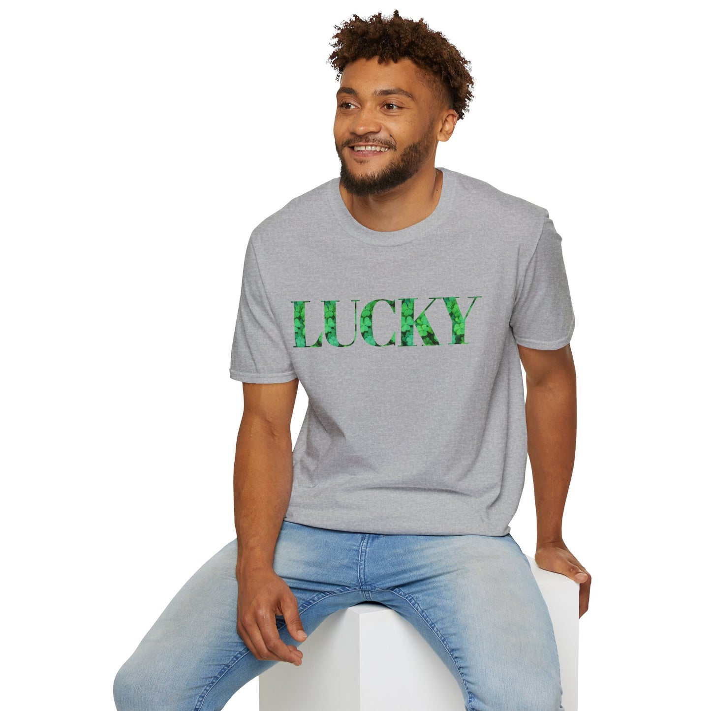 Lucky Green-Clover Unisex T-Shirt - Perfect for St. Patrick's Day & Everyday Wear