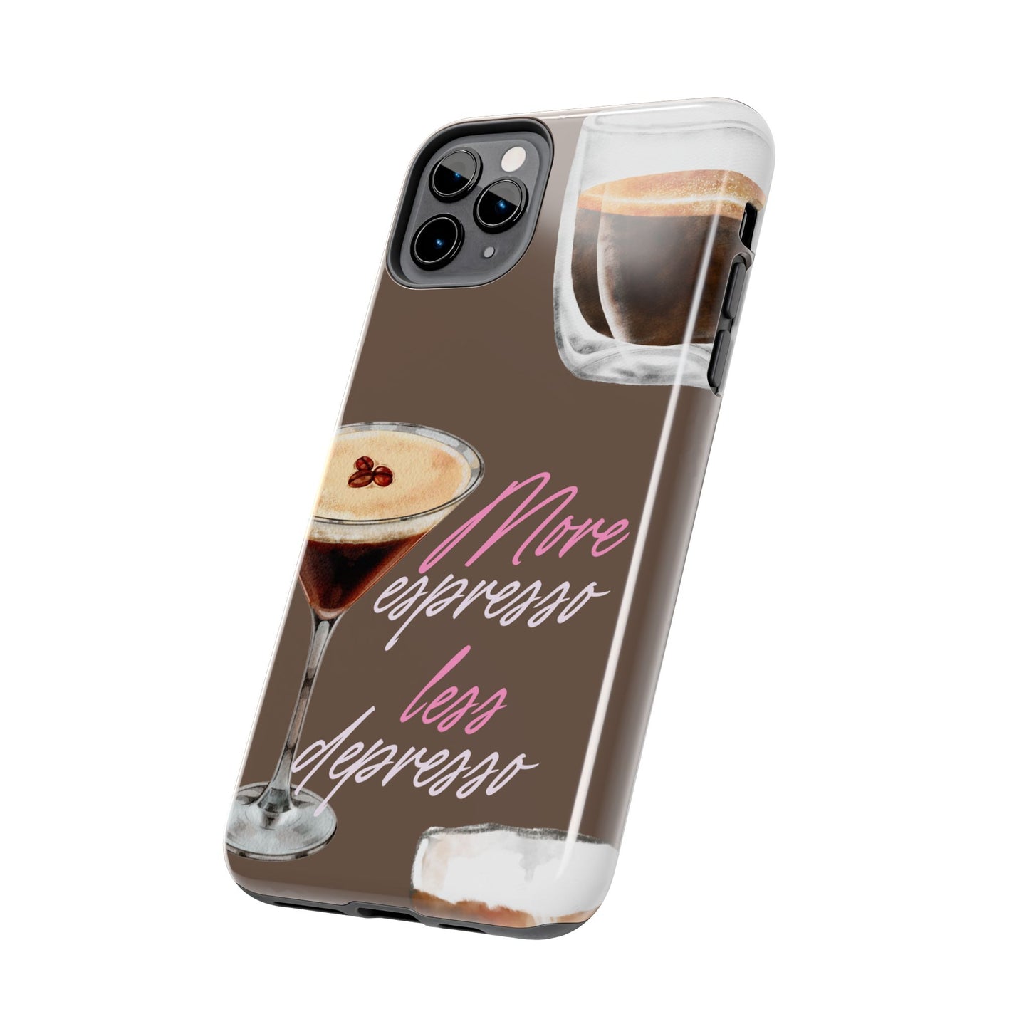 Stylish Coffee Phone Case, Espresso Lovers Gift, Cute Tough Case, Coffee Aesthetic, Phone Accessory for Baristas
