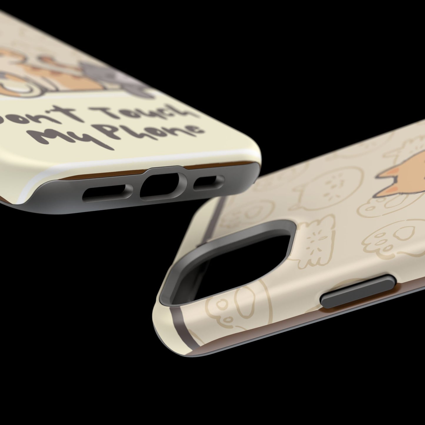 Cute Cat Tough MAGNETIC Phone Case - Don’t Touch My Phone!