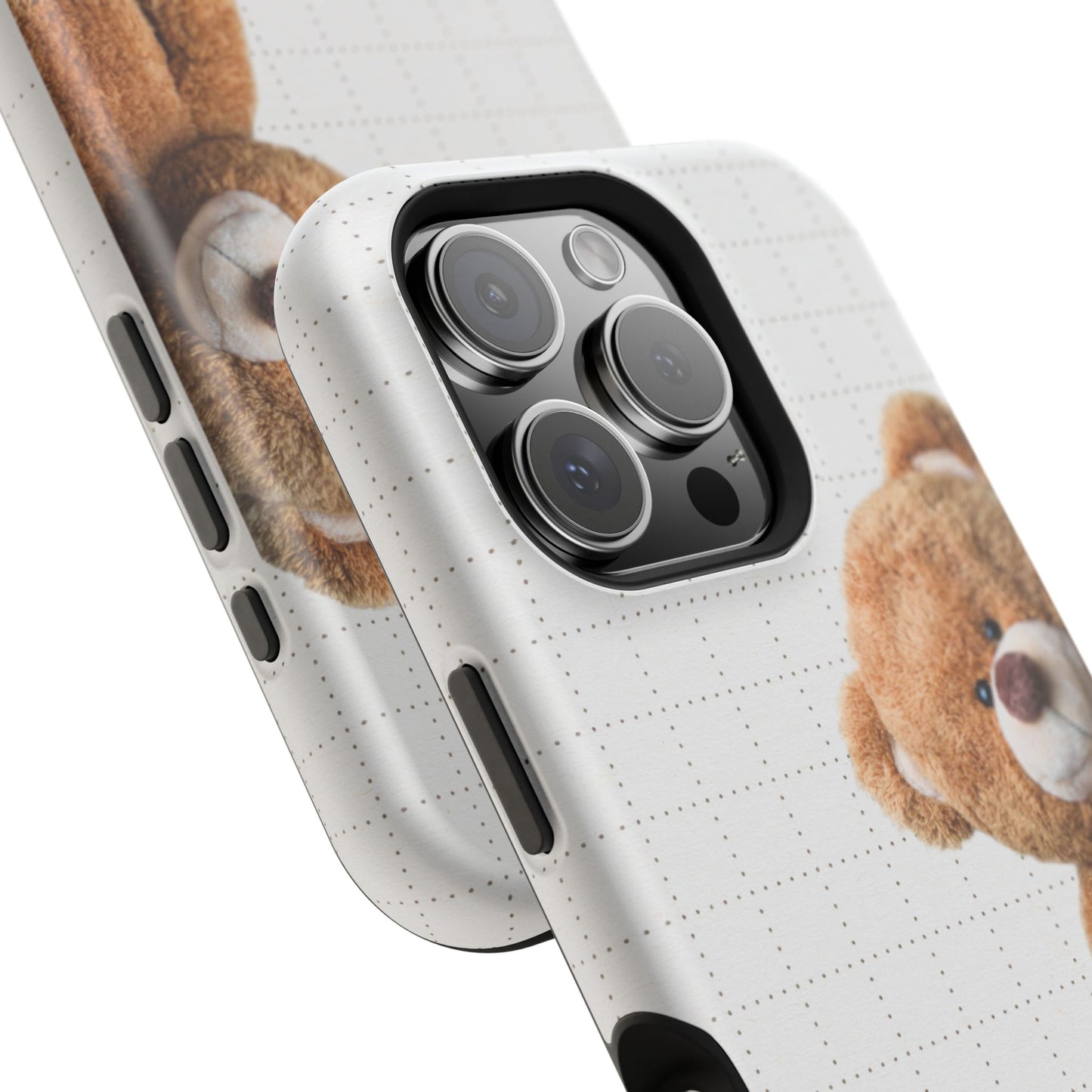 Good Day Teddy Bear MAGNETIC Phone Cases, Cute, Gift for Friends, Teddy Bear Lover's Case