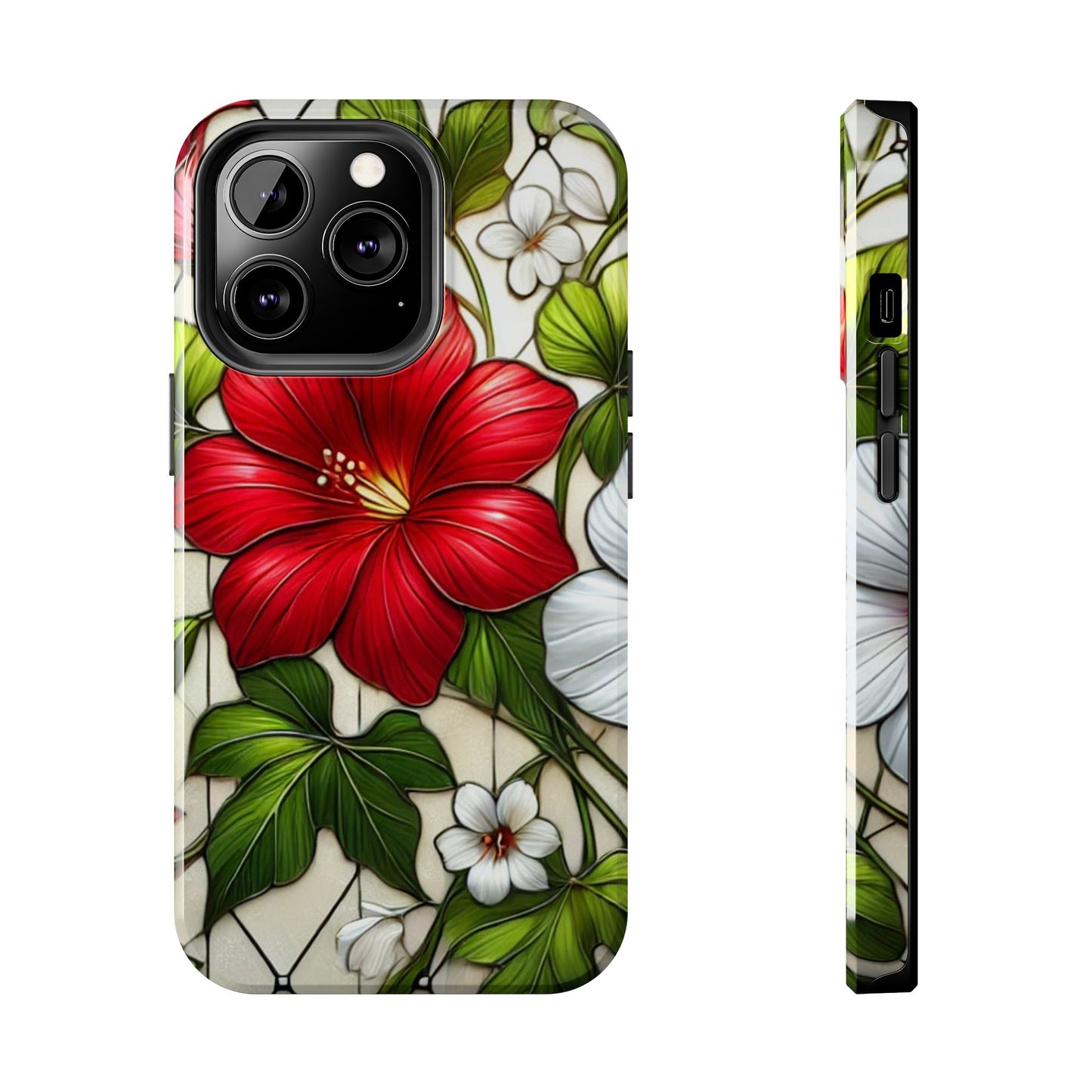 Tough Phone Case with Vibrant Floral Design - Perfect Gift for Nature Lovers