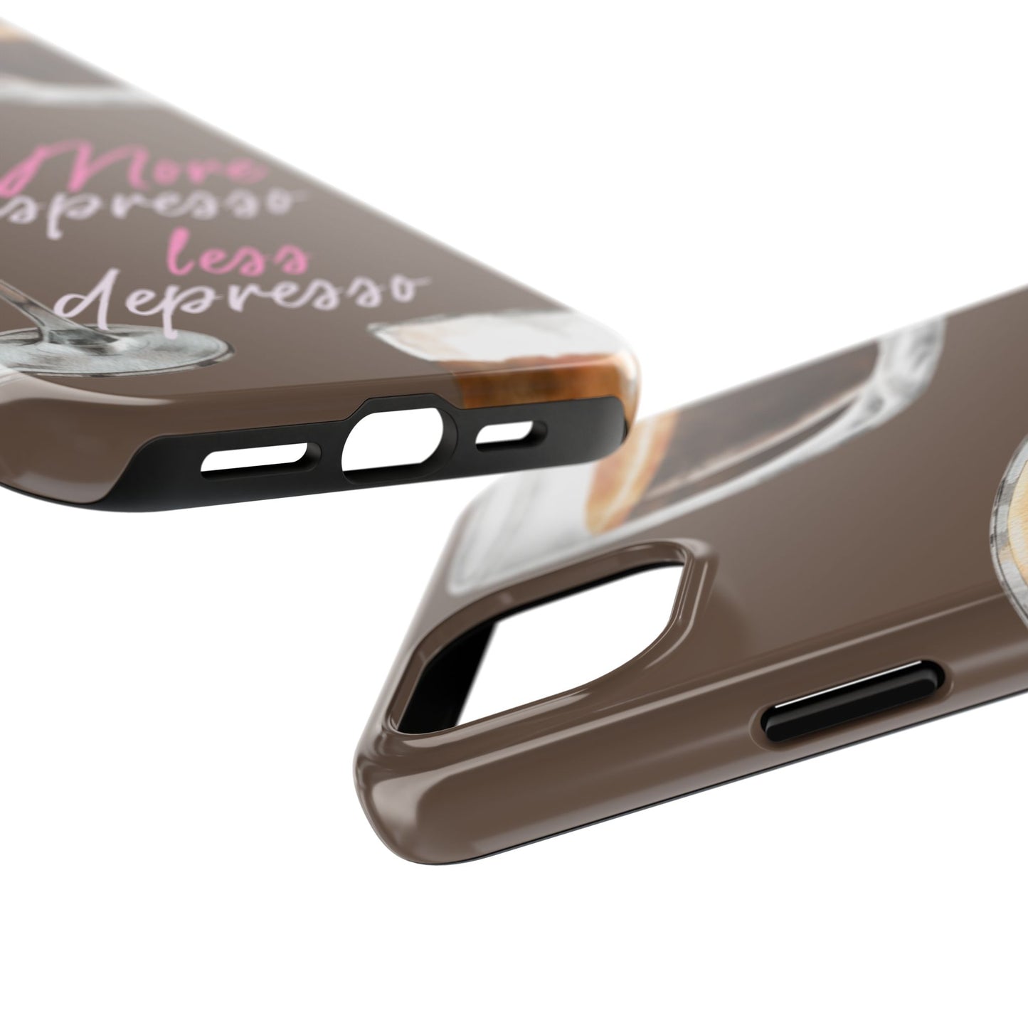 Stylish Coffee Phone Case, Espresso Lovers Gift, Cute Tough Case, Coffee Aesthetic, Phone Accessory for Baristas