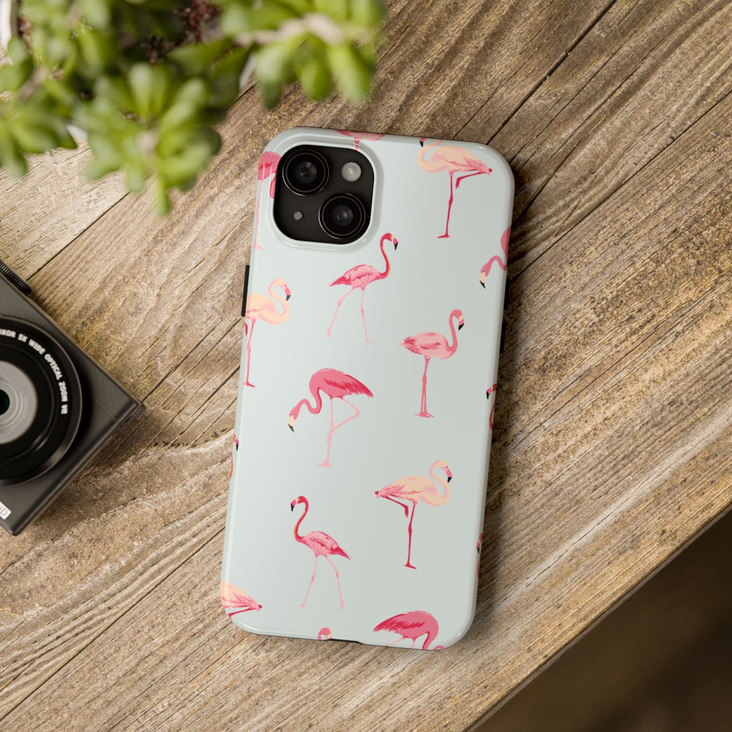 Stylish Tropical, Summer Vibes Flamingo Phone Case for Iphone