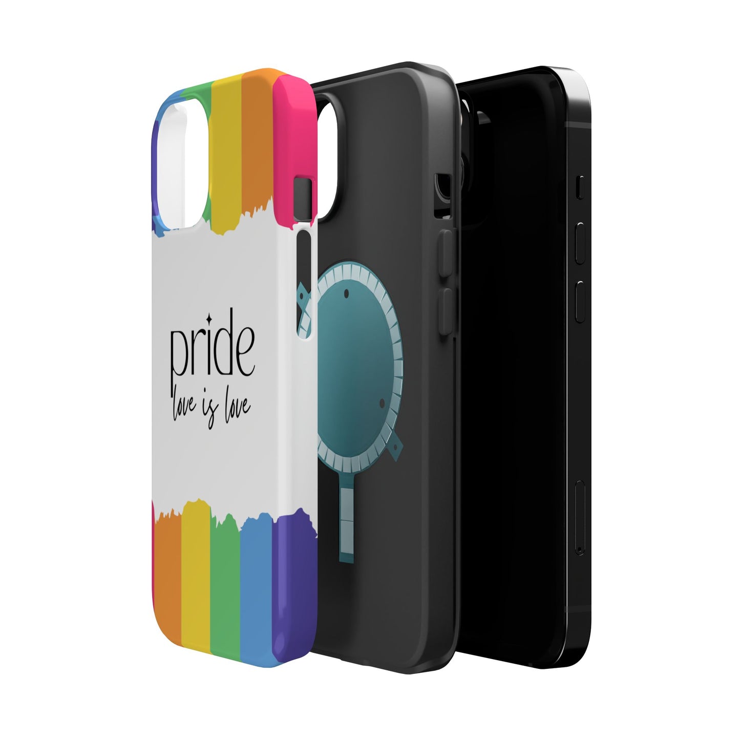 Pride - Love is Love, LGBTQ+, Rainbow Tough Phone Case